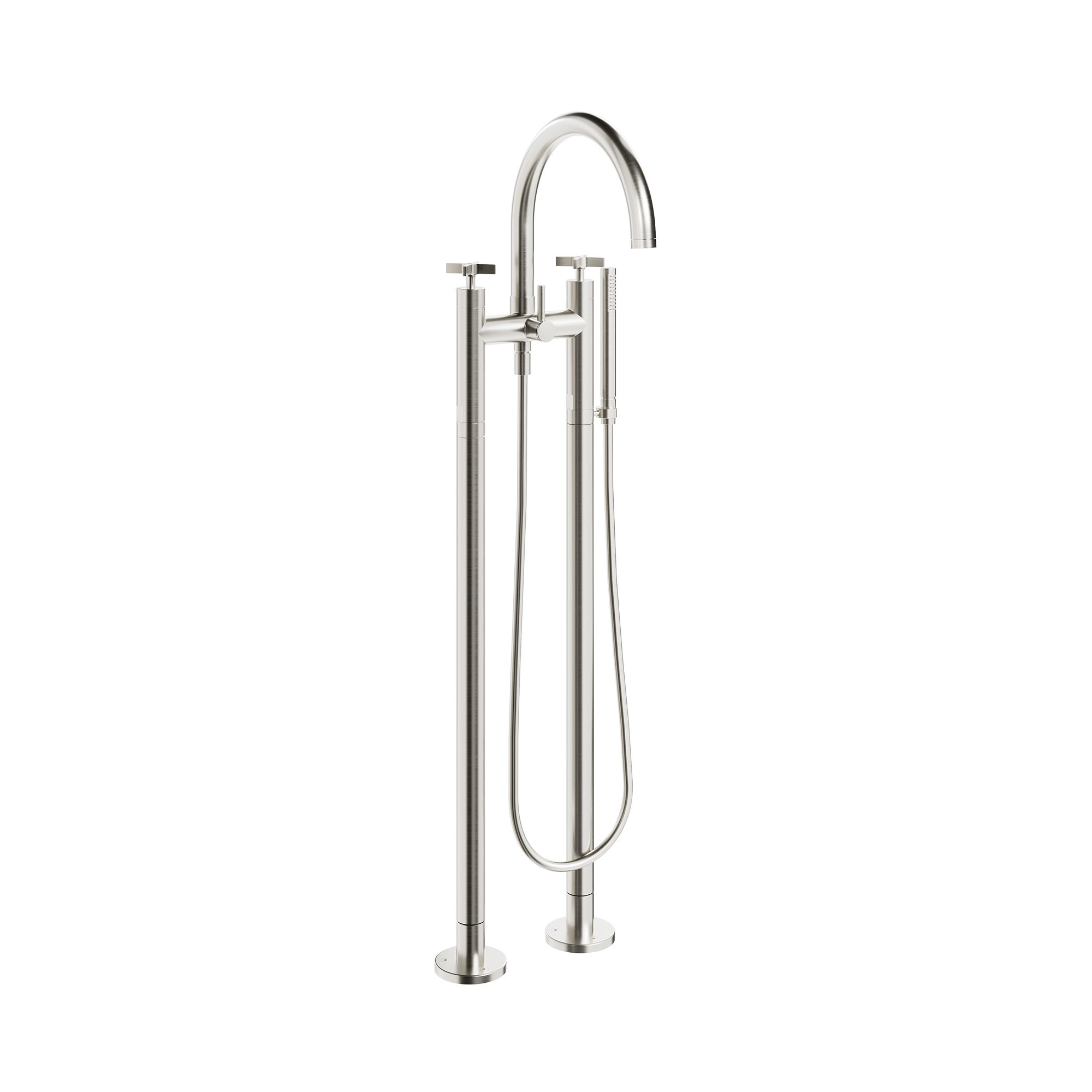 The Clover Bath Shower Mixer Tap Floor Standing