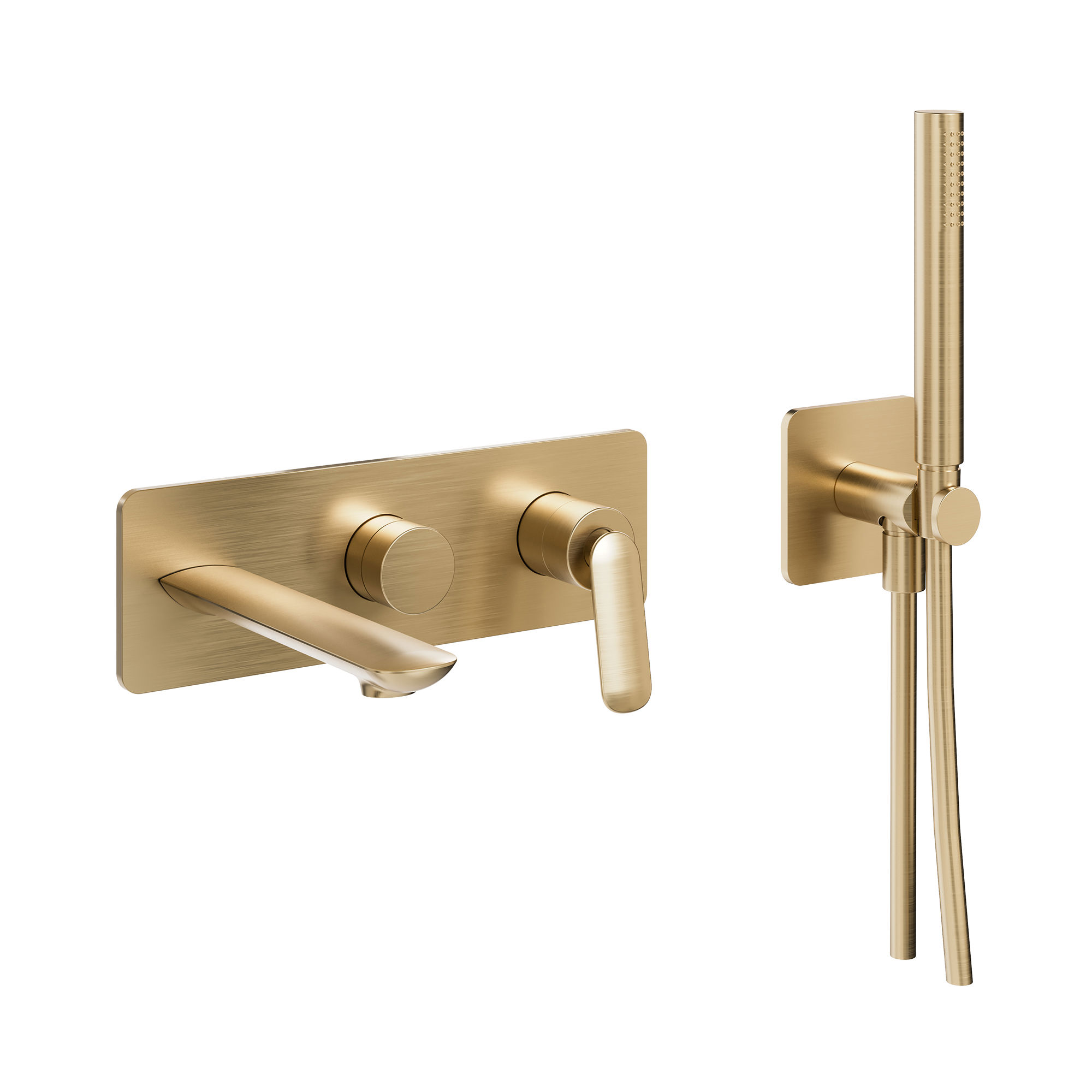 The Huck Bath Shower Mixer Tap Wall Mounted 