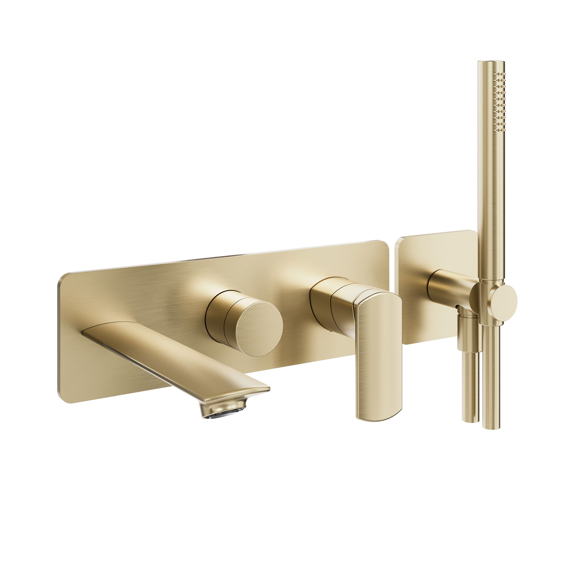 The Varda Bath Shower Mixer Tap Wall Mounted 