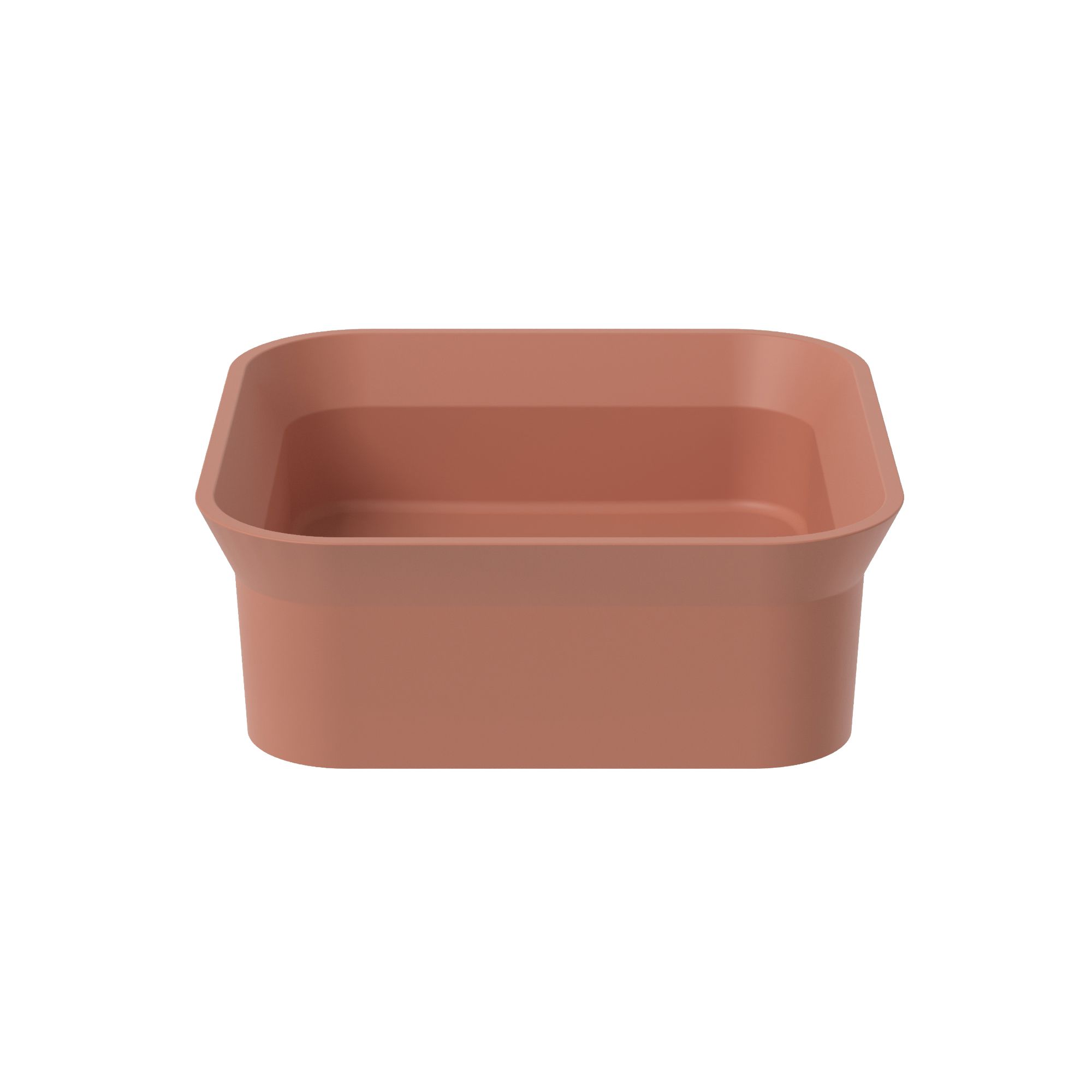 The Ayla  Countertop Square Basin & Waste Cover 400x400mm