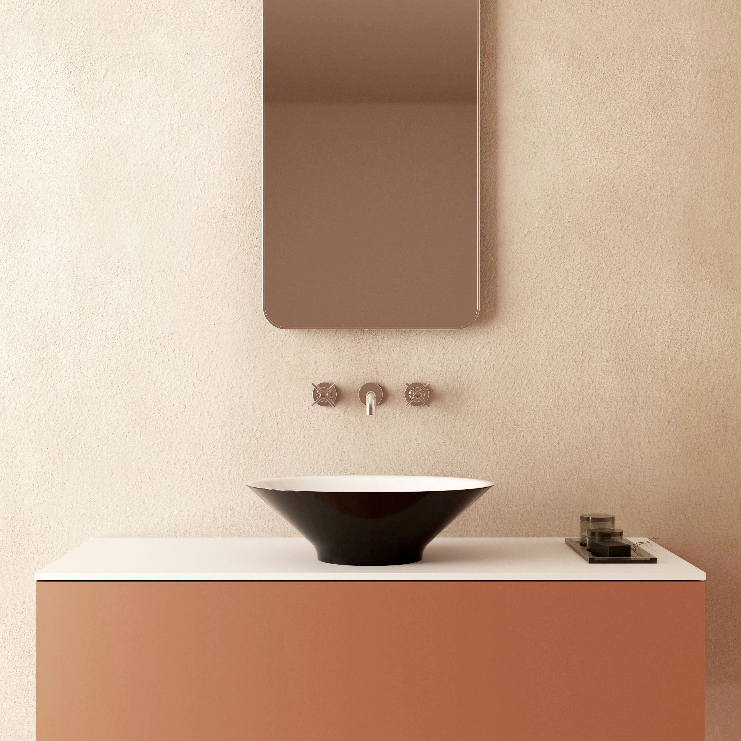 The Cassia Countertop Basin 480x350mm