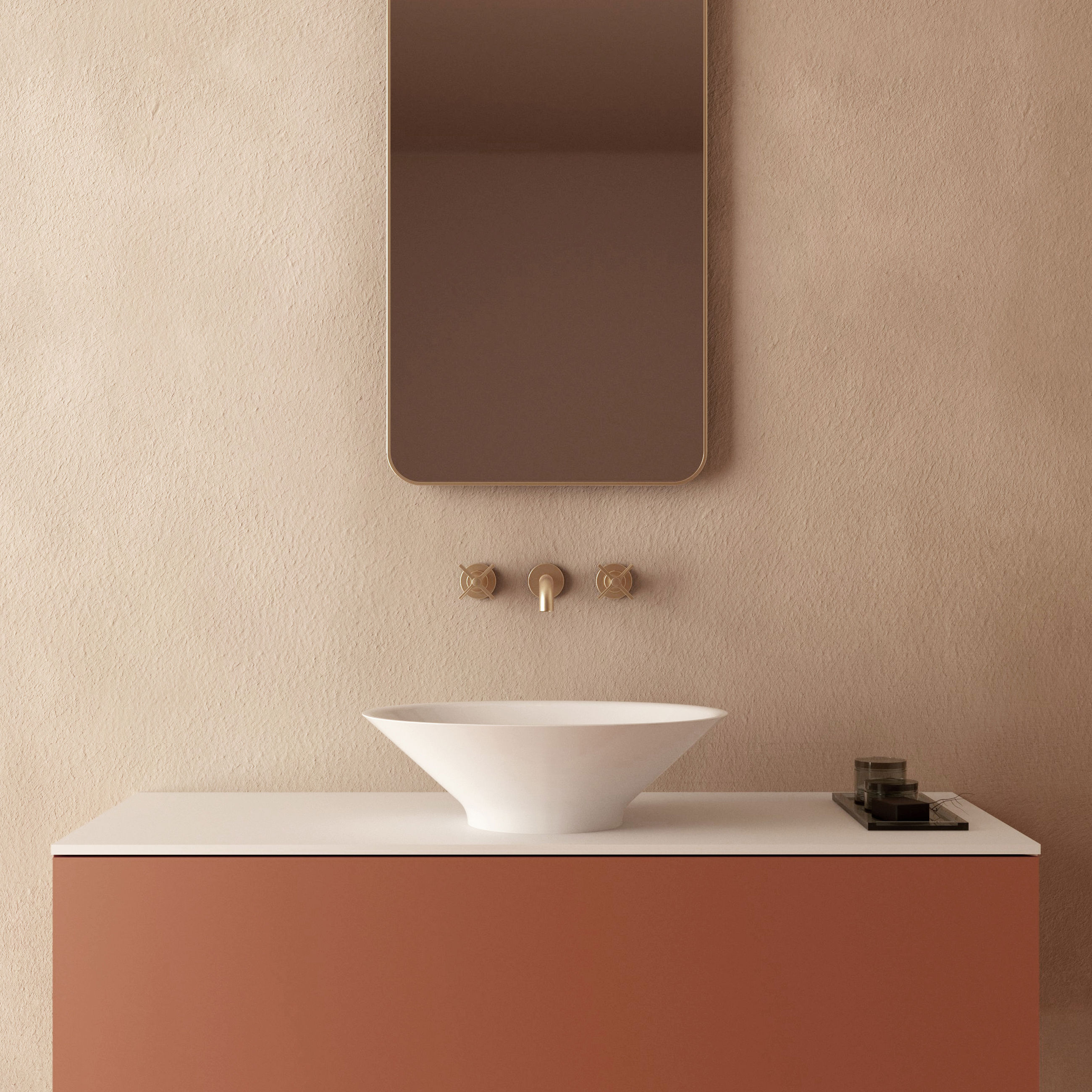 The Cassia Countertop Basin 480x350mm