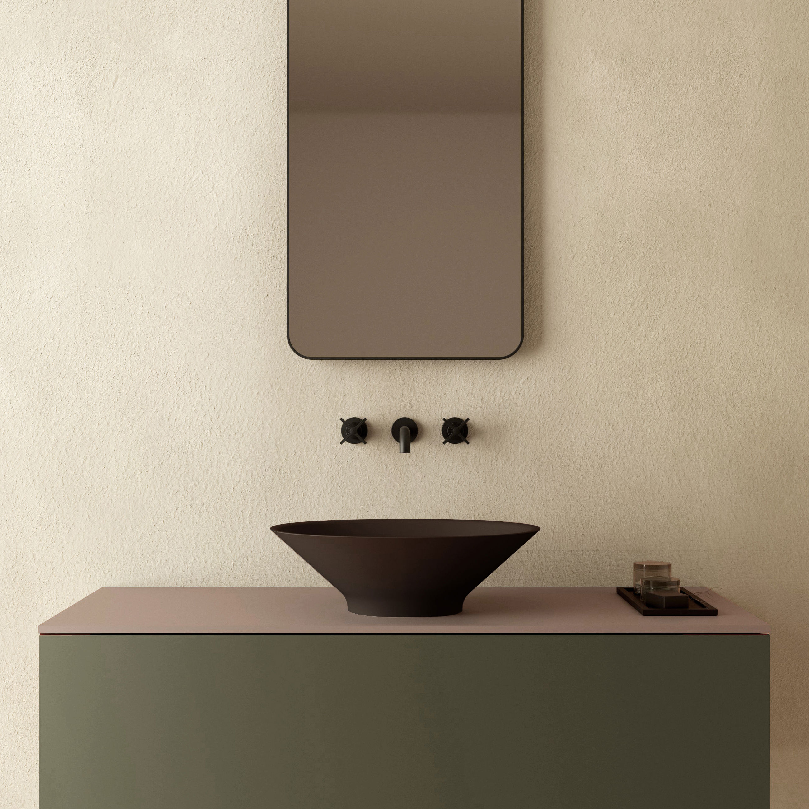 The Cassia Countertop Basin 480x350mm