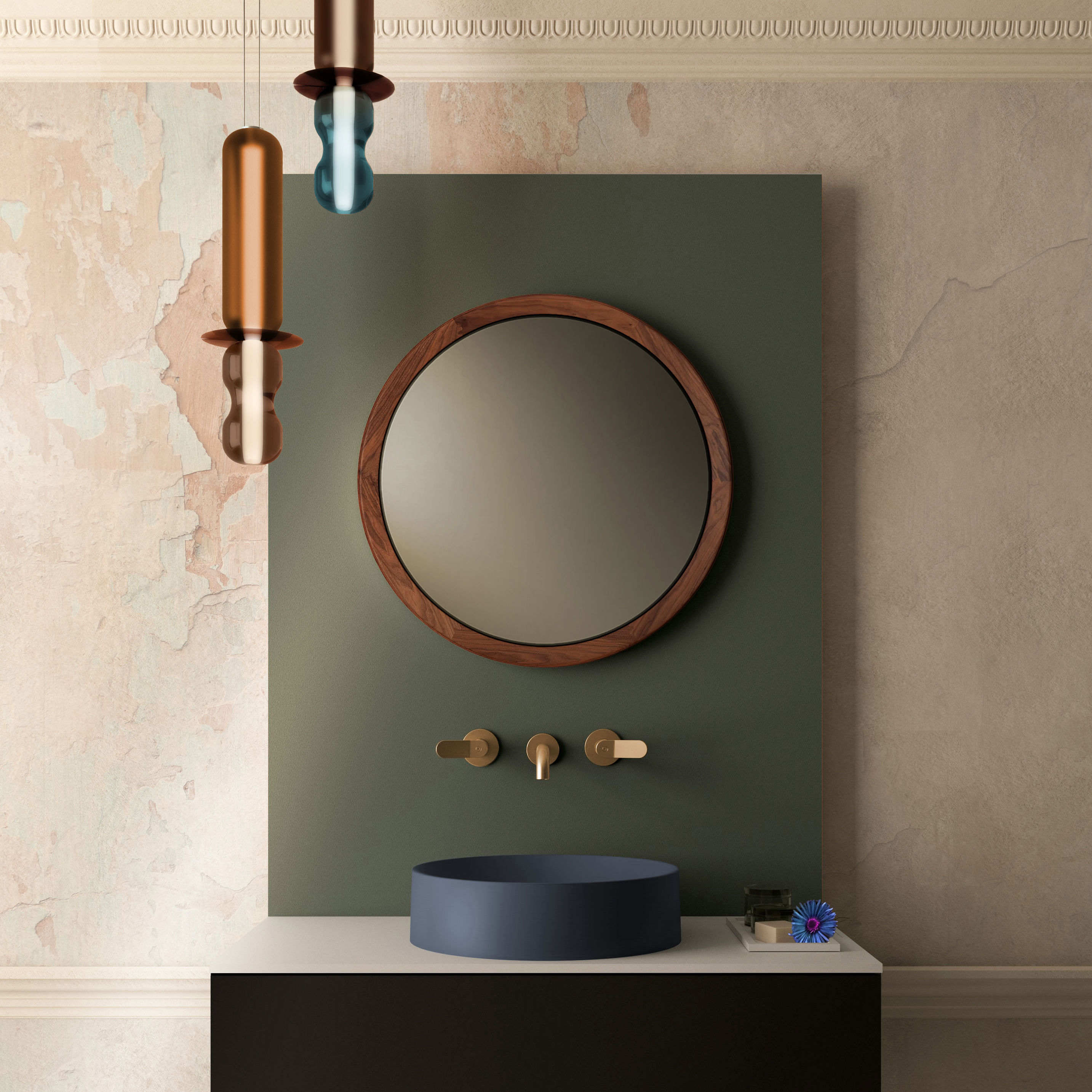 The Maia Countertop Basin 400x400mm Round