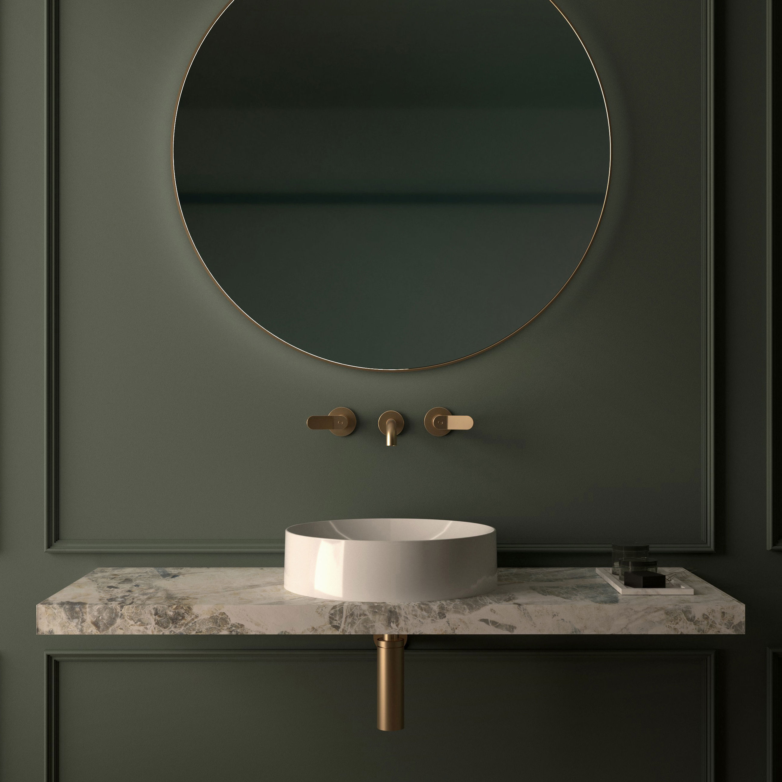 The Maia Countertop Basin 400x400mm Round