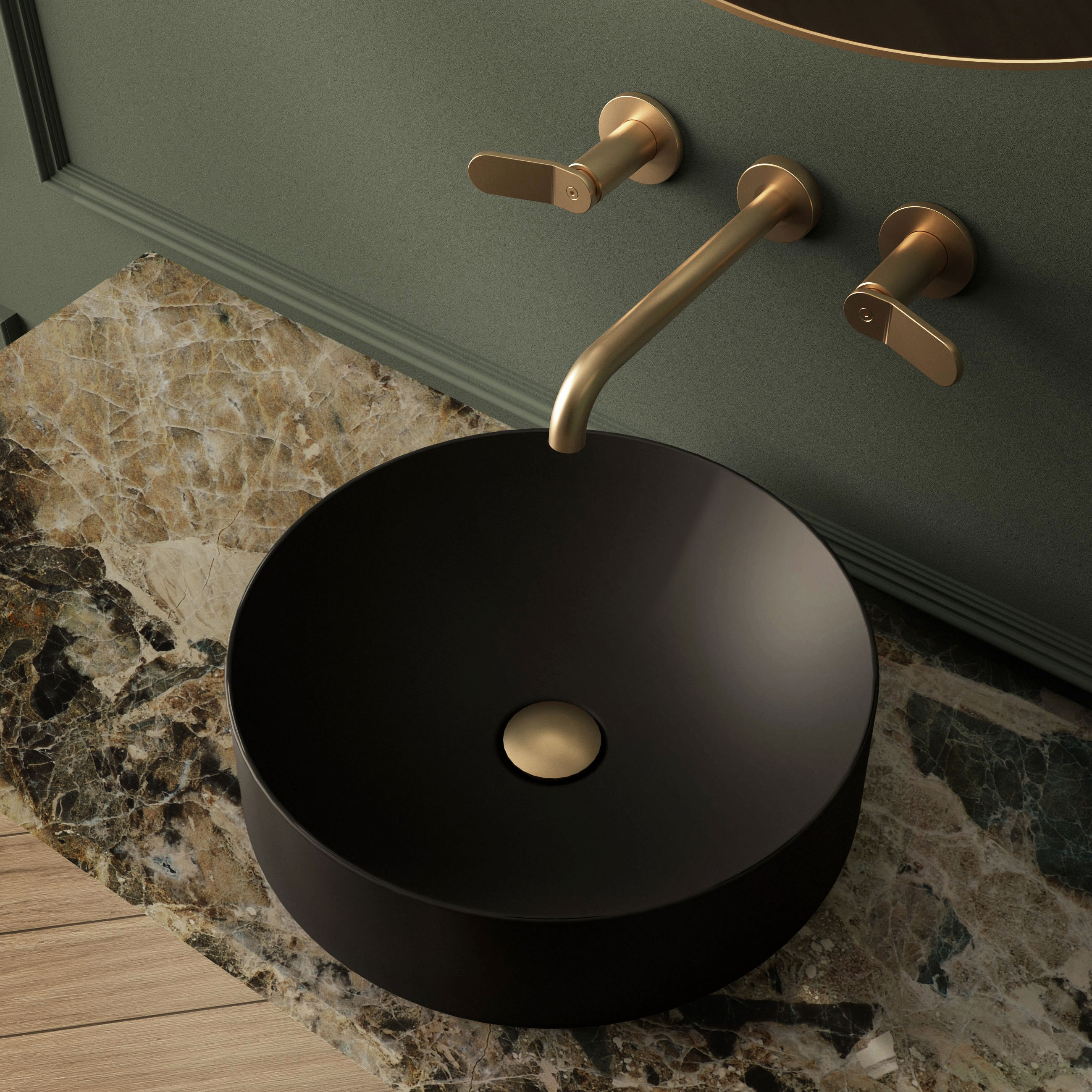 The Maia Countertop Basin 400x400mm Round