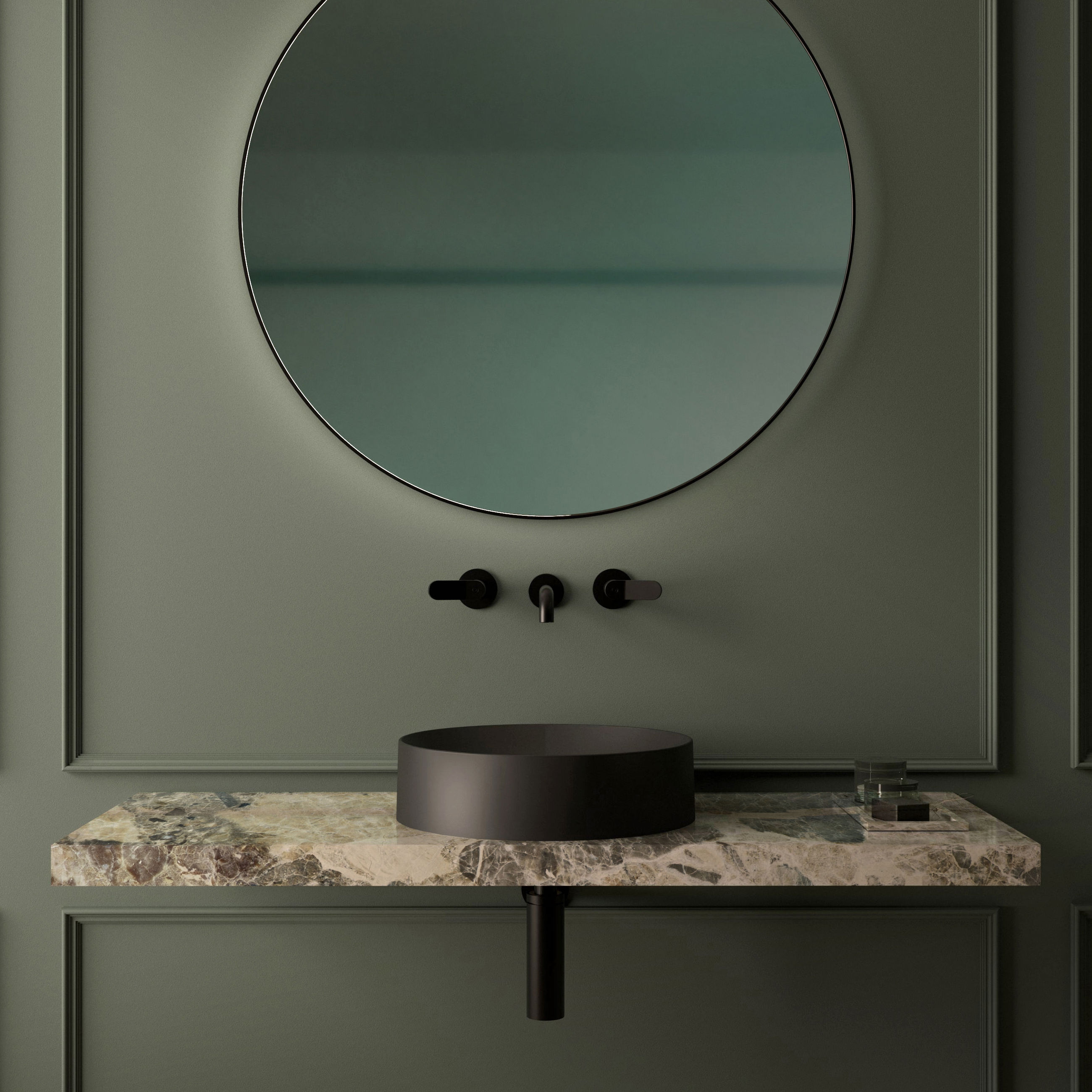 The Maia Countertop Basin 400x400mm Round