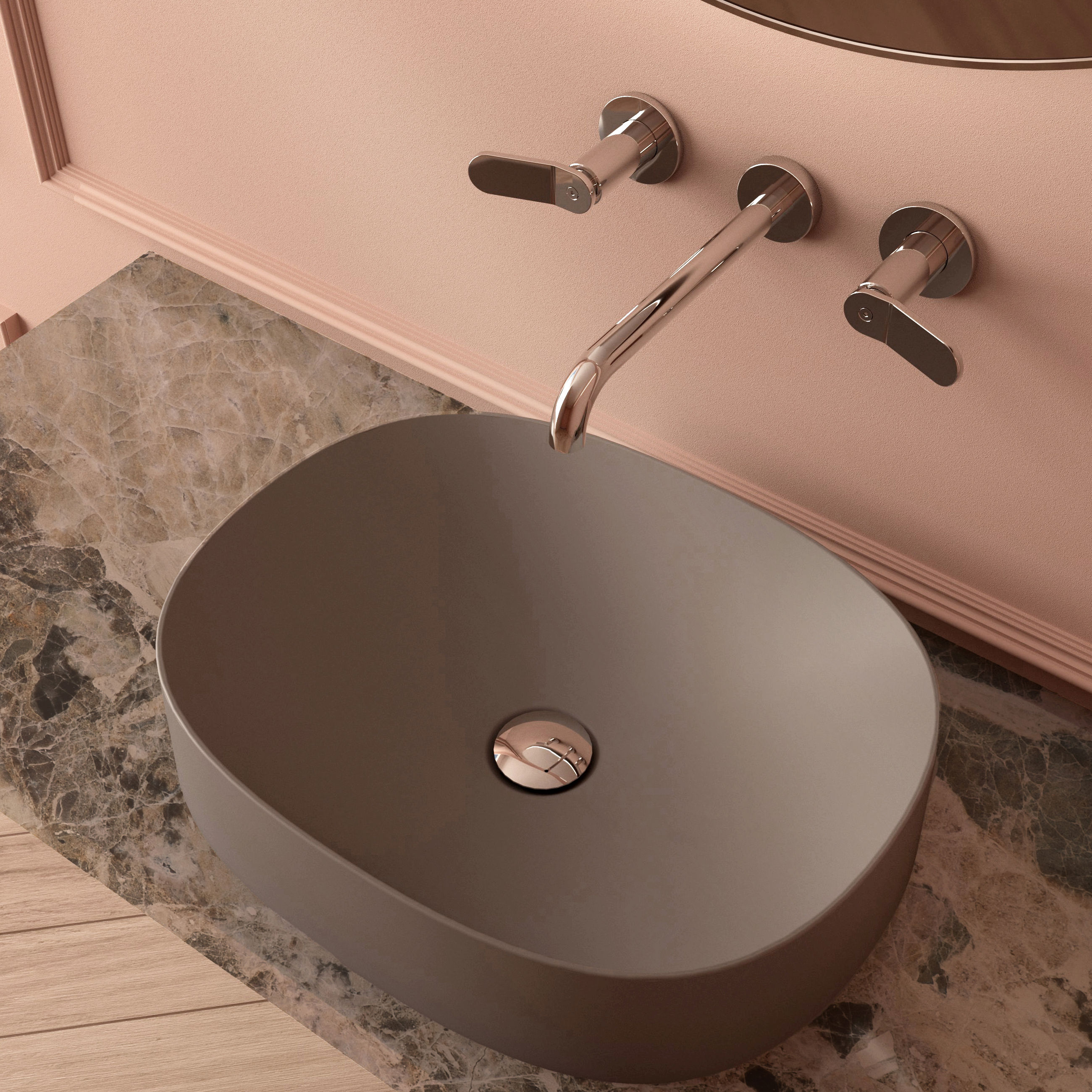 The Maia Countertop Basin 450x380mm