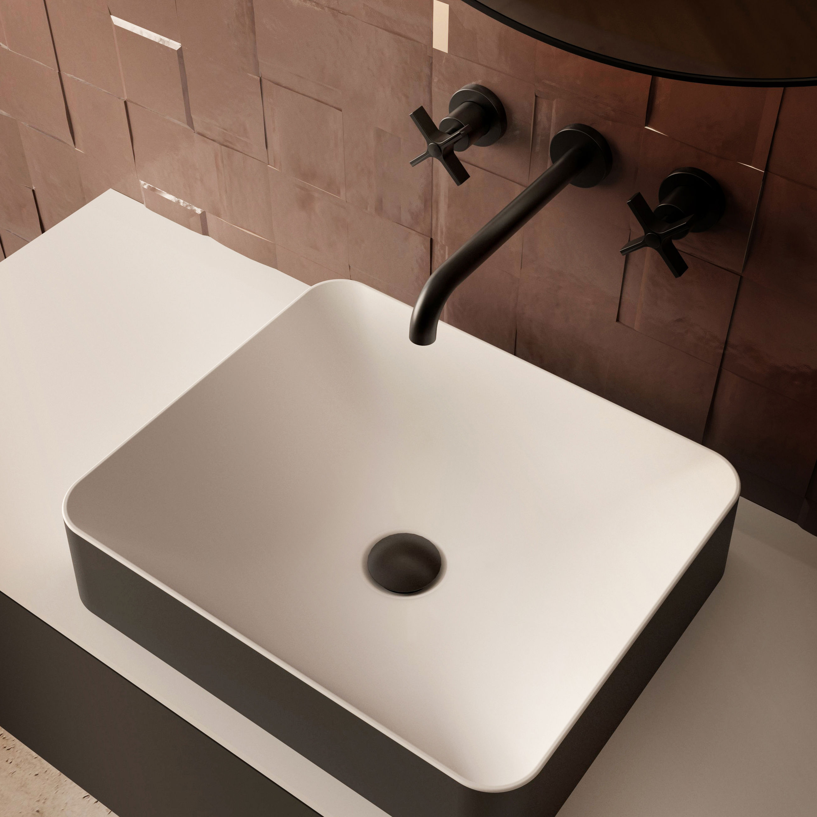 The Maia Countertop Basin 480x380mm