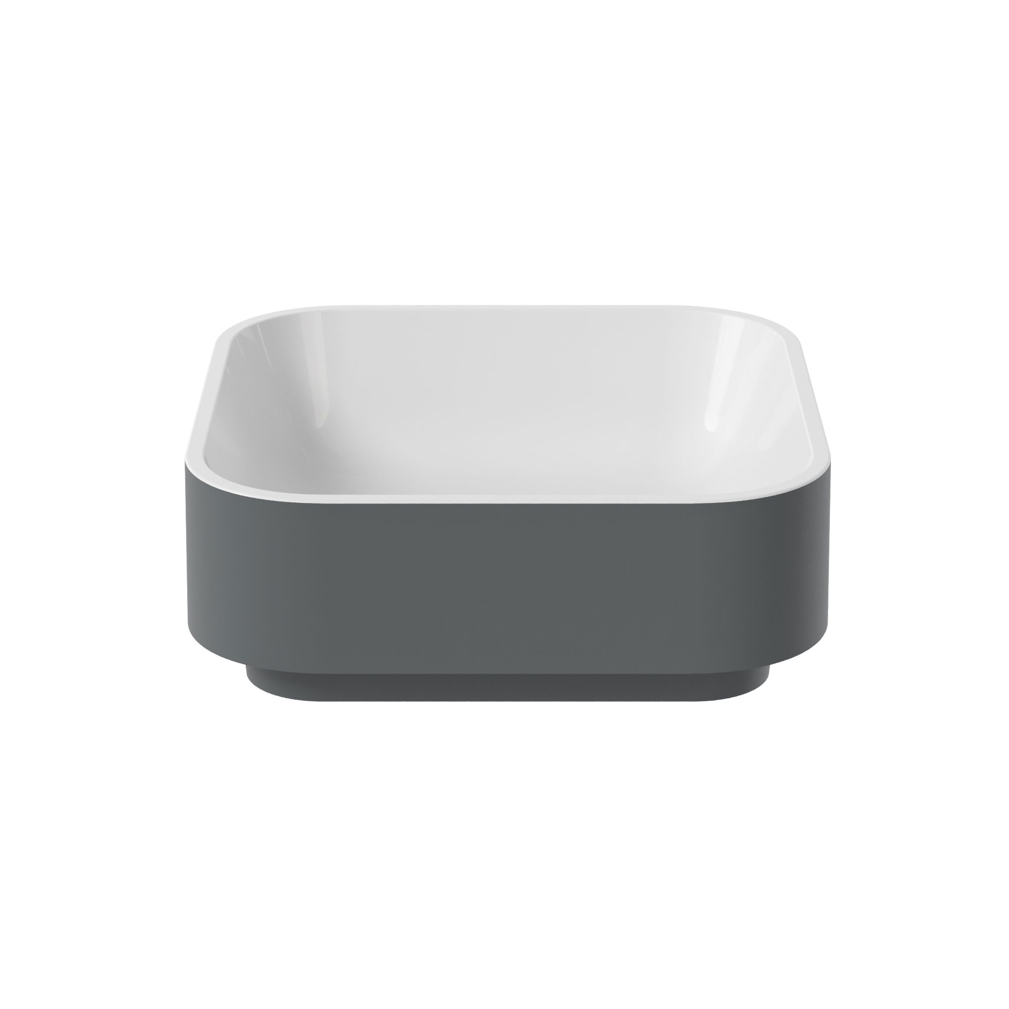 The Rye Countertop Basin & Integrated Free Flow Waste 400x400mm