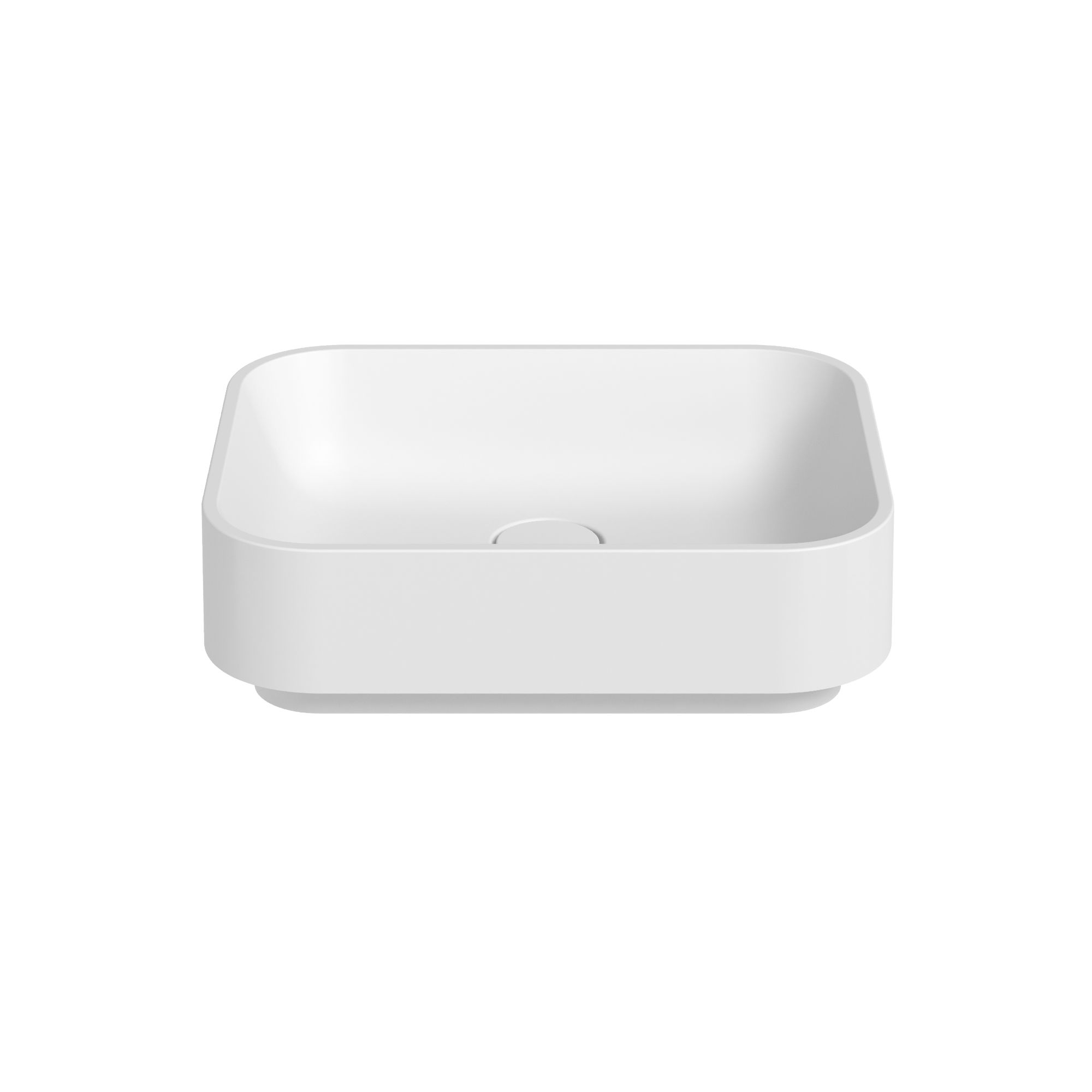 The Rye Countertop Basin & Integrated Free Flow Waste 400x400mm