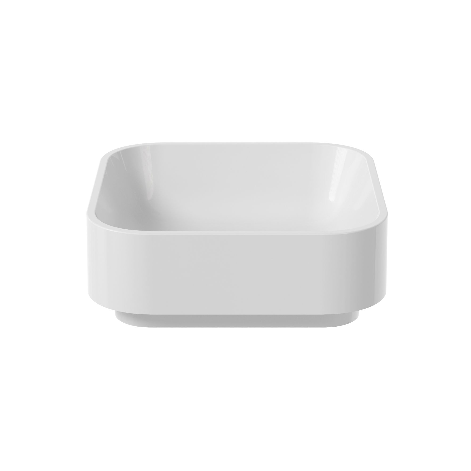 The Rye Countertop Basin & Integrated Free Flow Waste 400x400mm