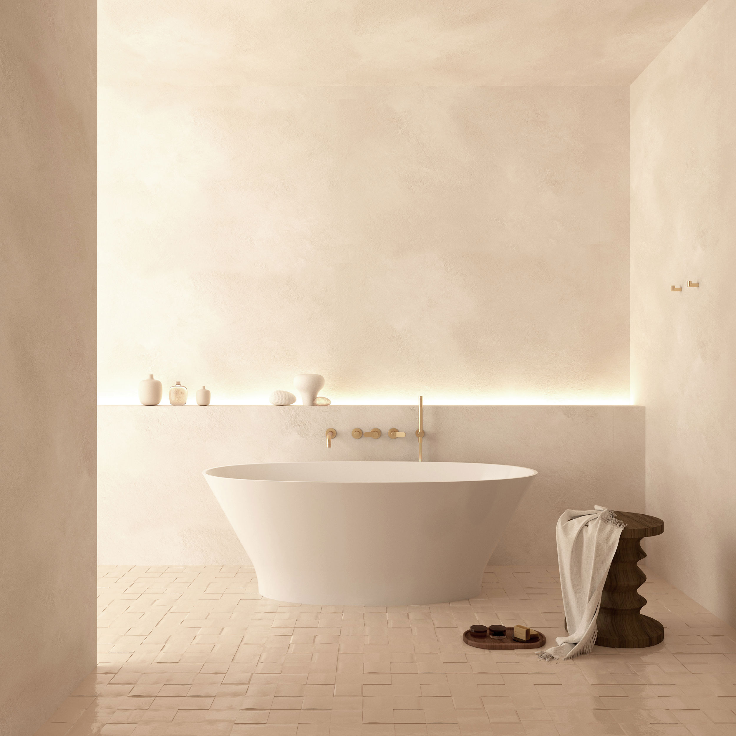 The Linden Freestanding Bath Integrated Overflow 1670