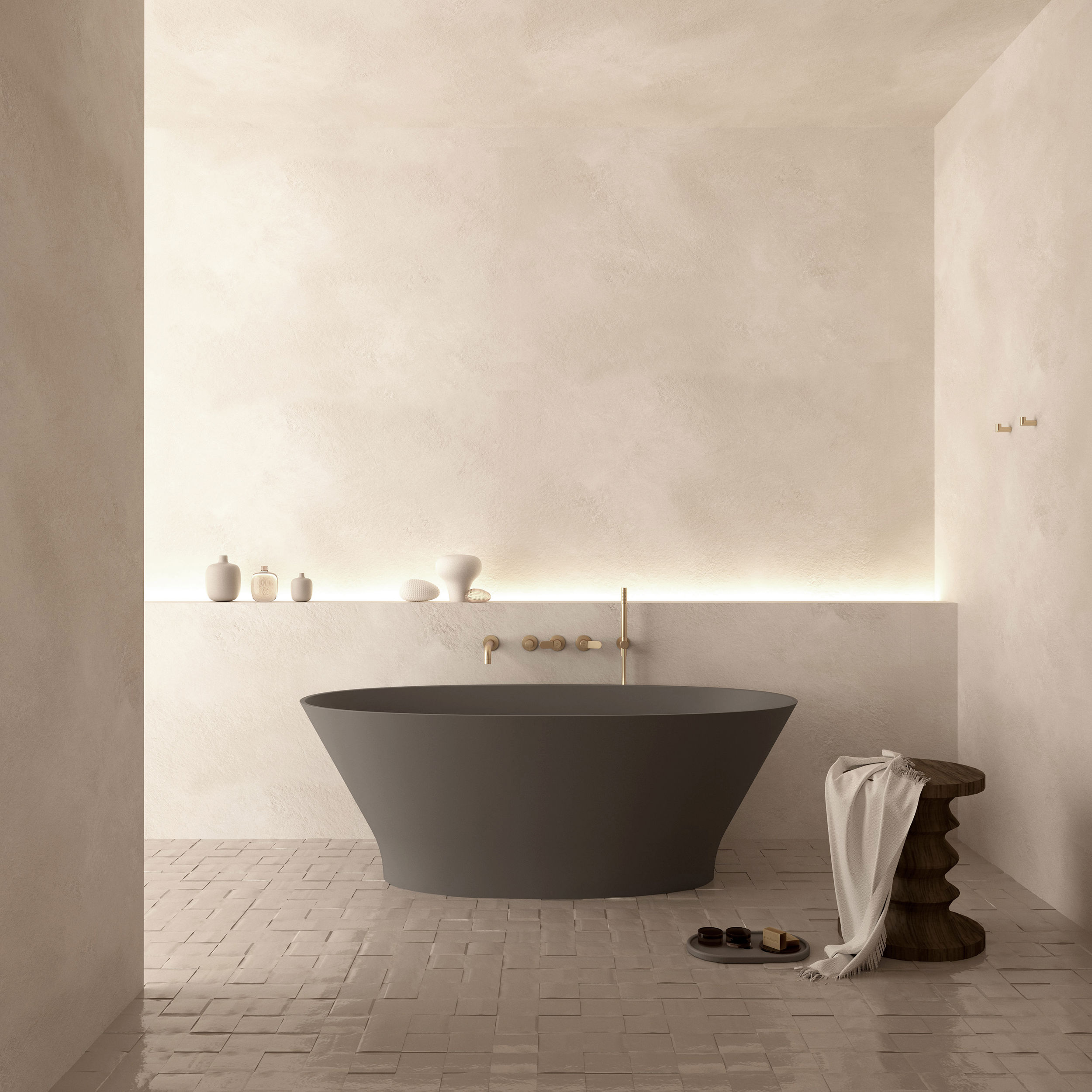 The Linden Freestanding Bath Integrated Overflow 1670