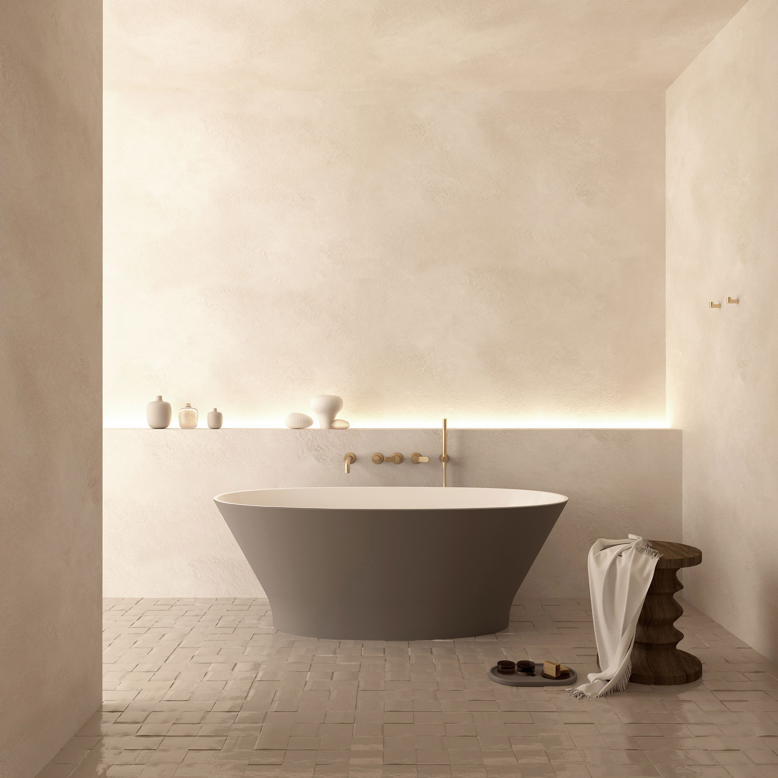 The Linden Freestanding Bath Integrated Overflow 1670