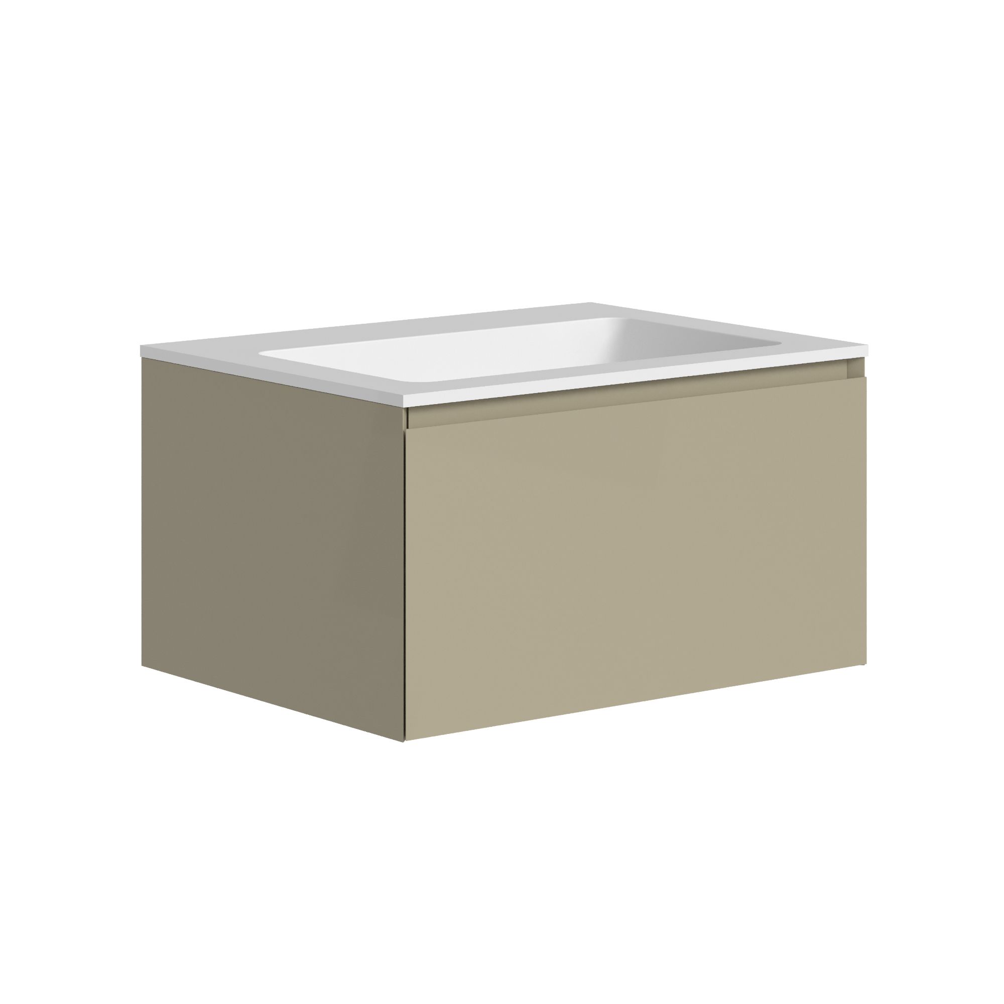 The Ellery Washbasin Pull Open Unit 600x320mm With Integrated Basin