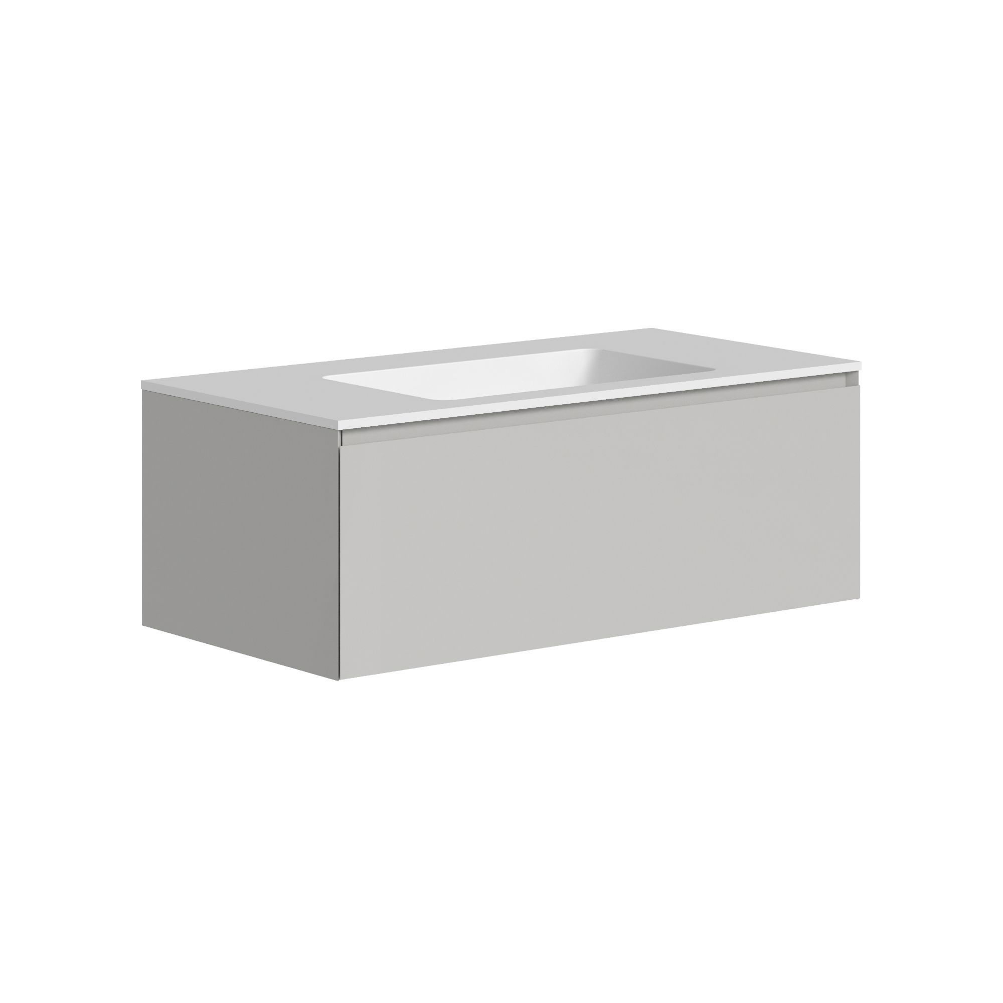 The Ellery Washbasin Pull Open Unit 900x320mm With Integrated Basin