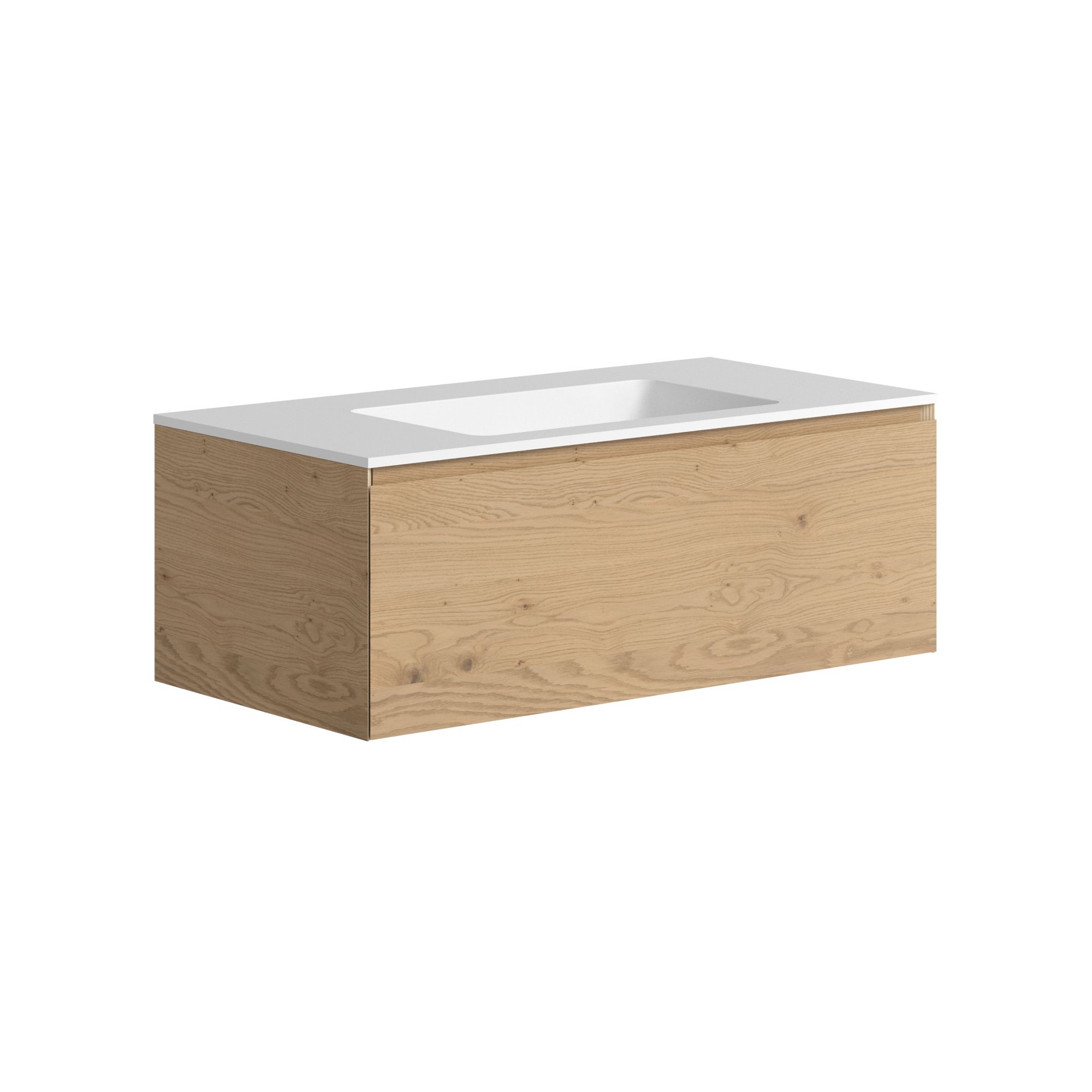 The Ellery Washbasin Pull Open Unit 900x320mm With Integrated Basin