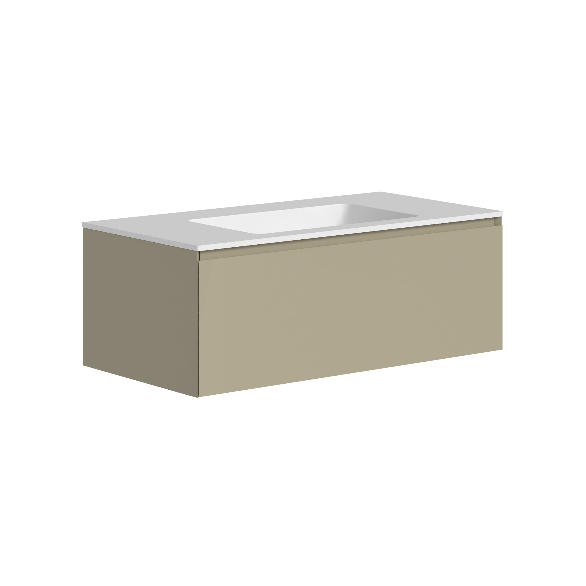 The Ellery Washbasin Pull Open Unit 900x320mm With Integrated Basin