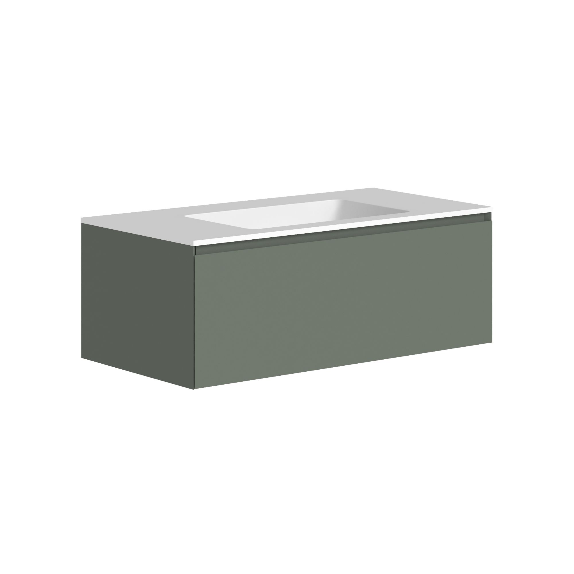 The Ellery Washbasin Pull Open Unit 900x320mm With Integrated Basin