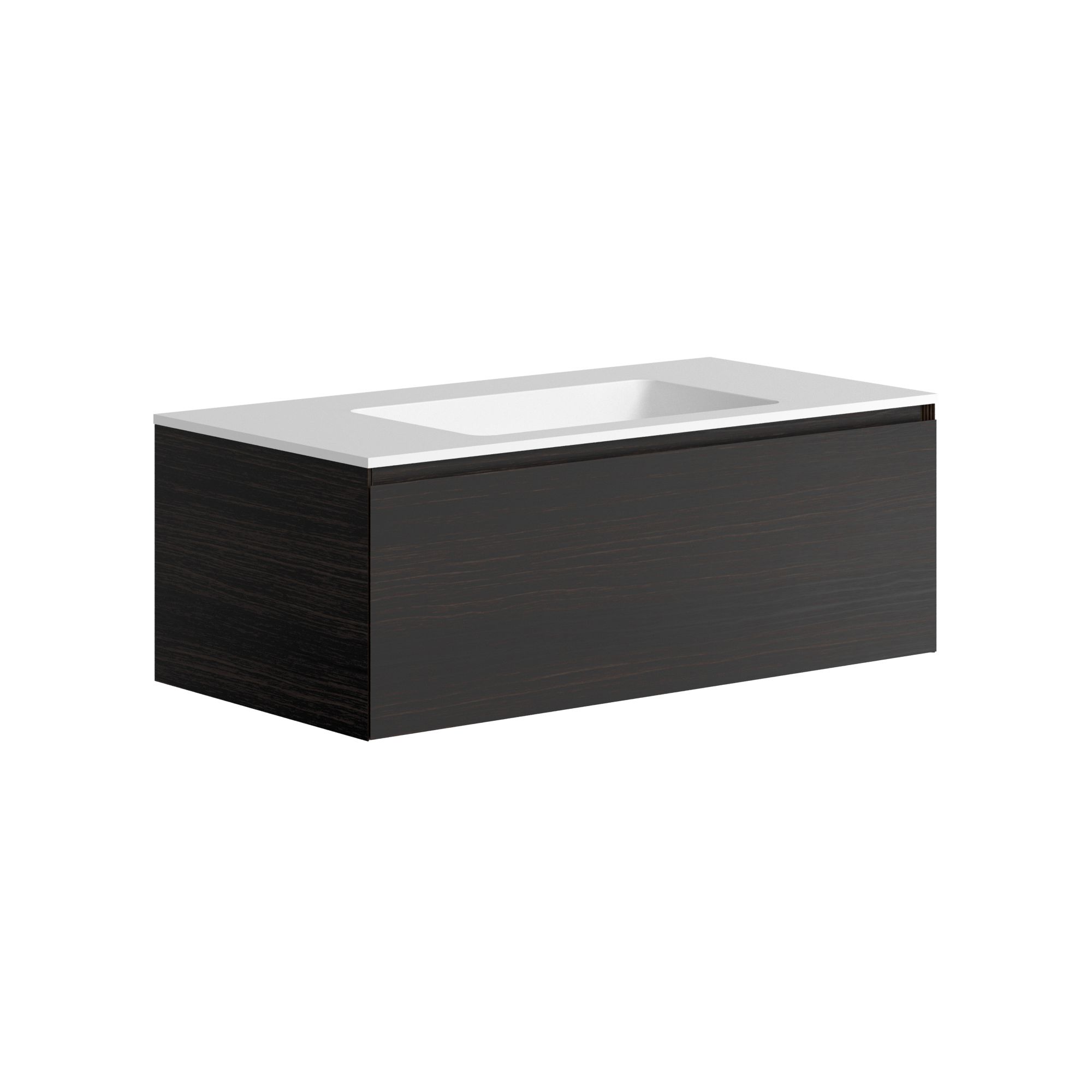 The Ellery Washbasin Pull Open Unit 900x320mm With Integrated Basin