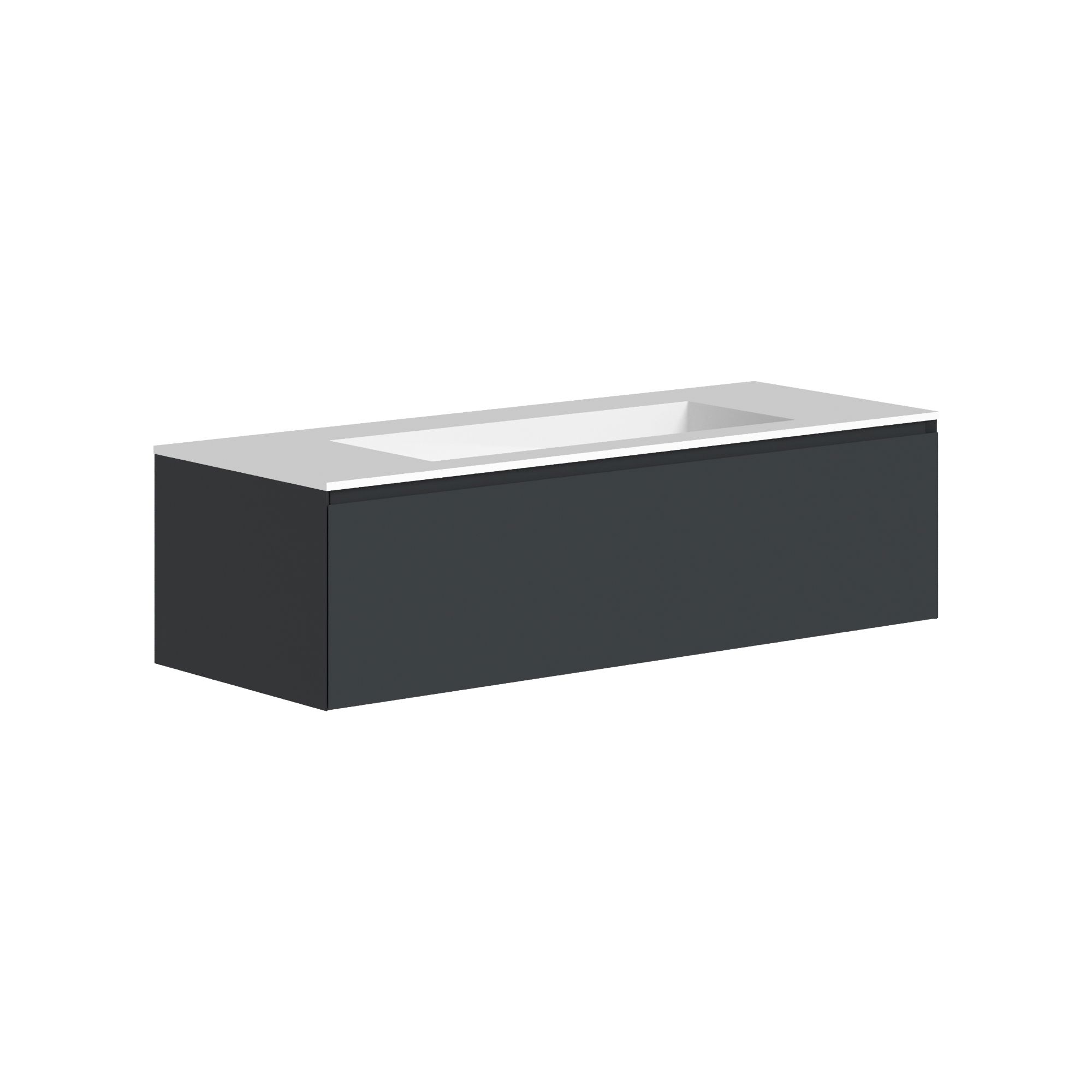 The Ellery Washbasin Pull Open Unit 1200x320mm With Integrated Basin