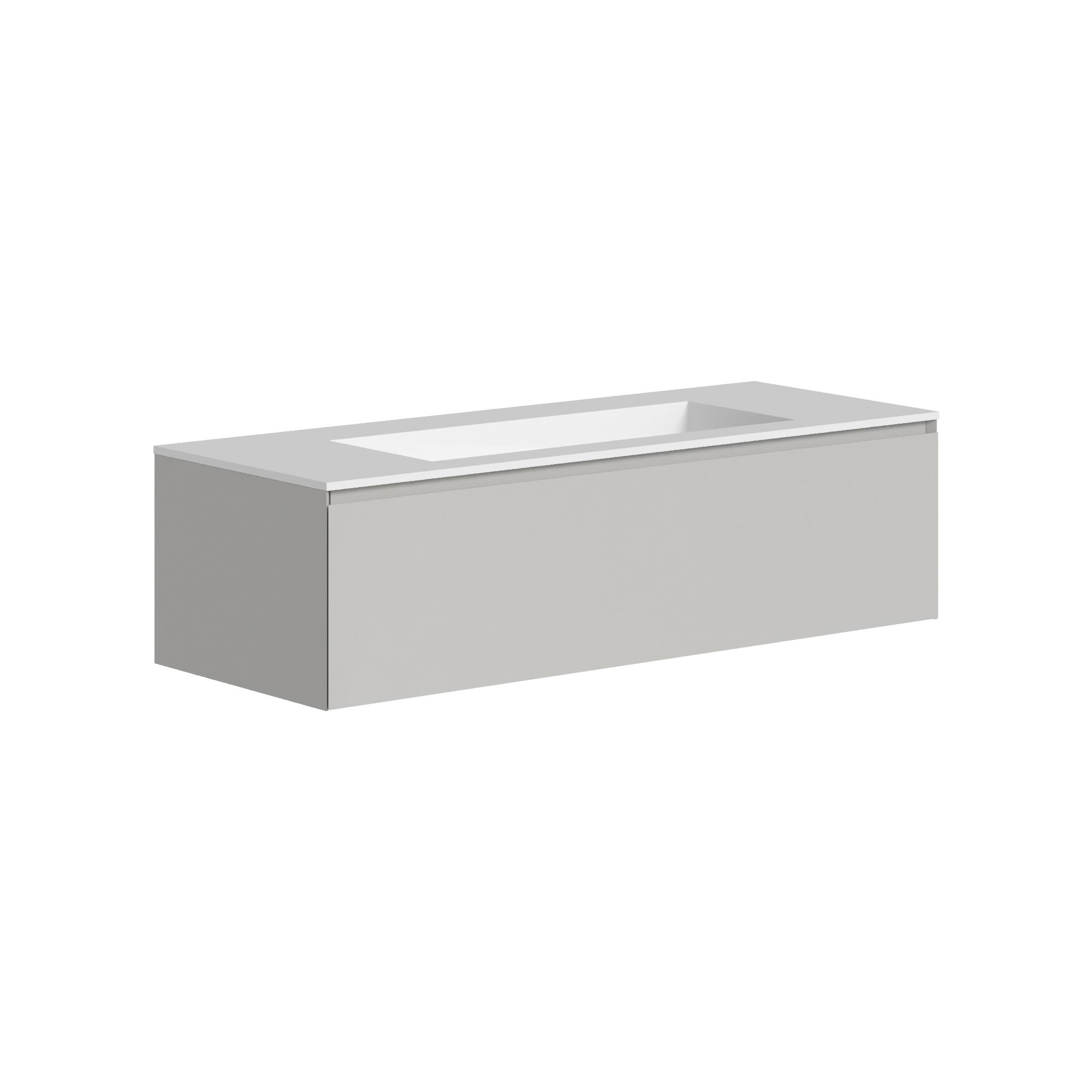 The Ellery Washbasin Pull Open Unit 1200x320mm With Integrated Basin