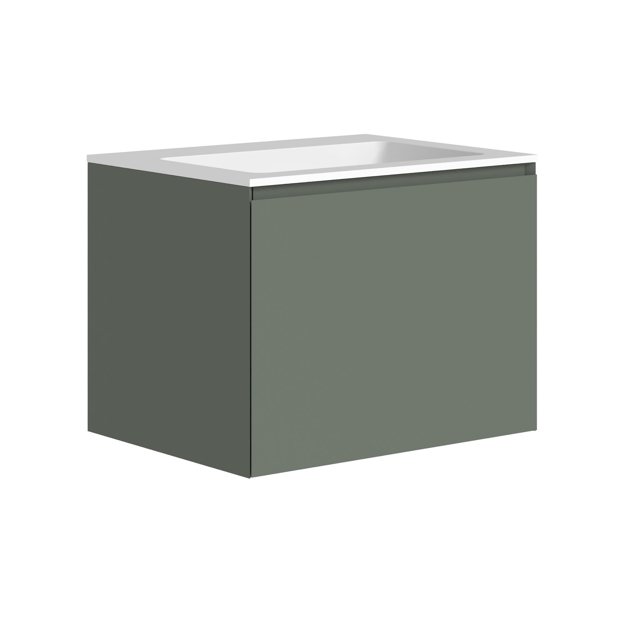The Ellery Washbasin Pull Open Unit 600x450mm With Integrated Basin