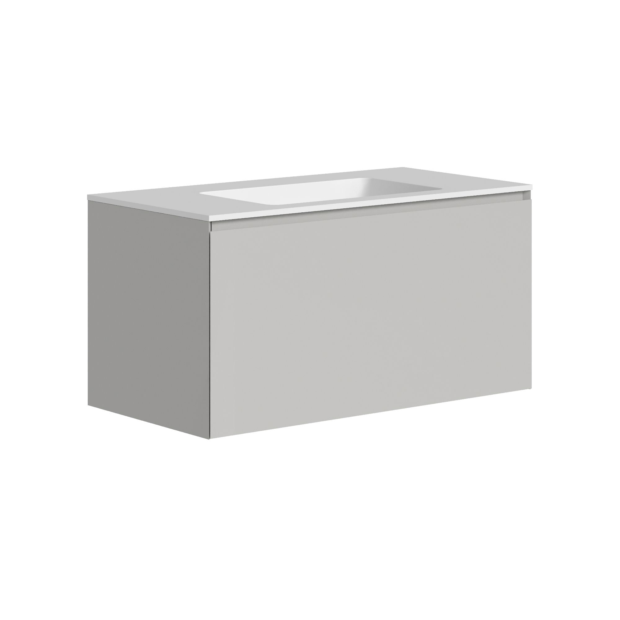 The Ellery Washbasin Pull Open Unit 900x450mm With Integrated Basin