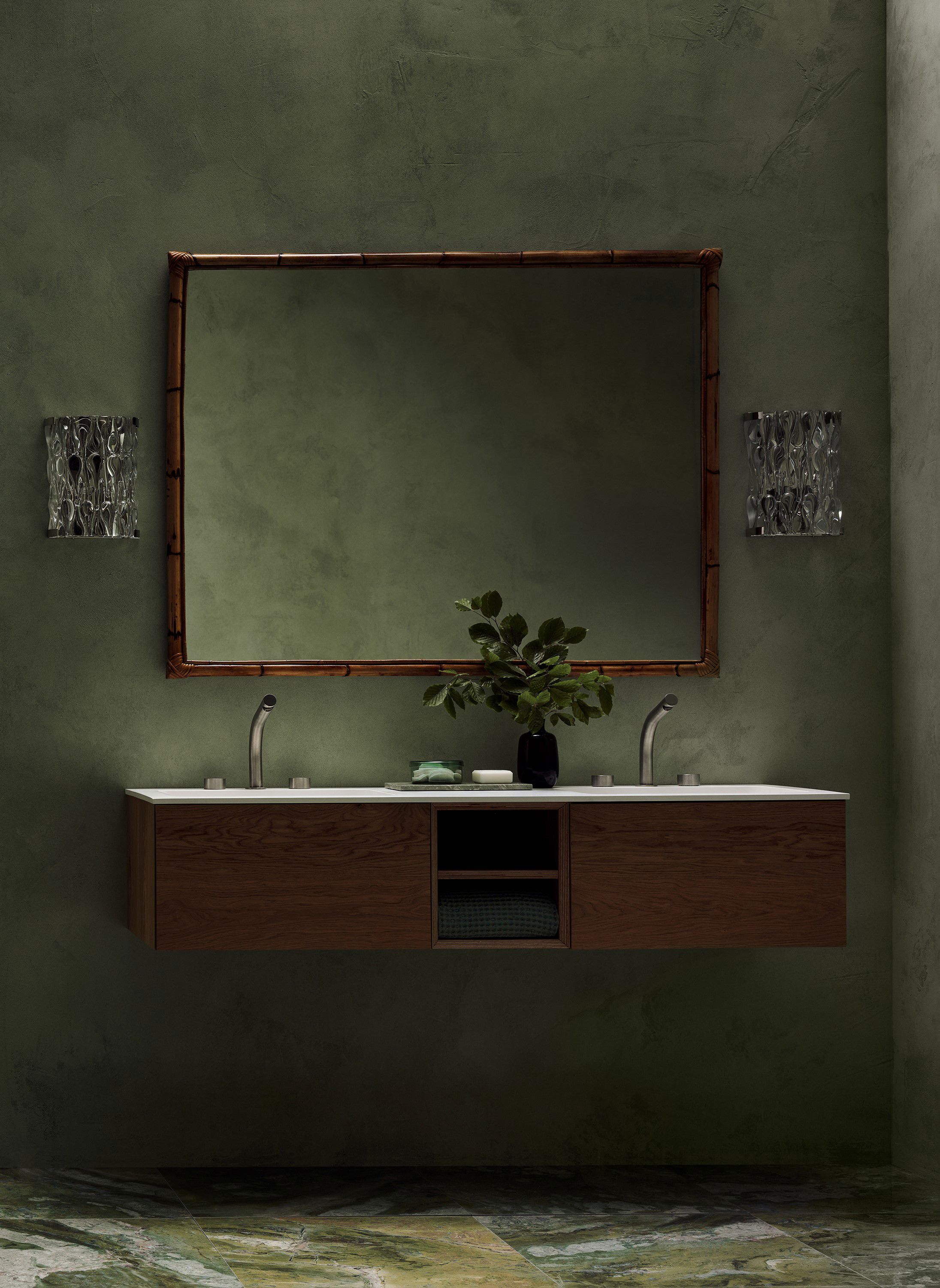 The Ellery Washbasin Pull Open Unit 900x450mm With Integrated Basin