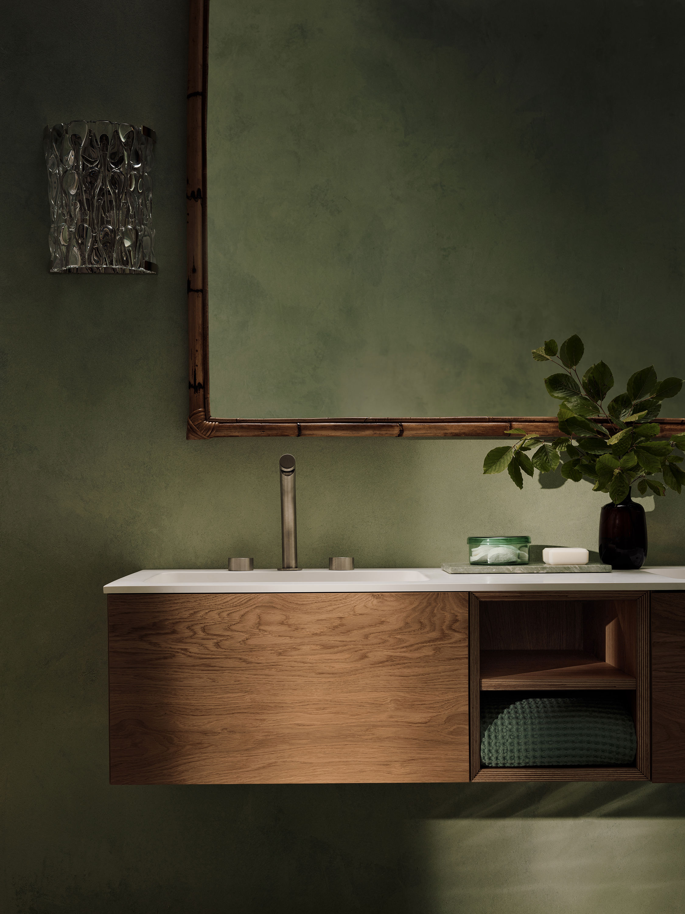 The Ellery Washbasin Pull Open Unit 900x450mm With Integrated Basin