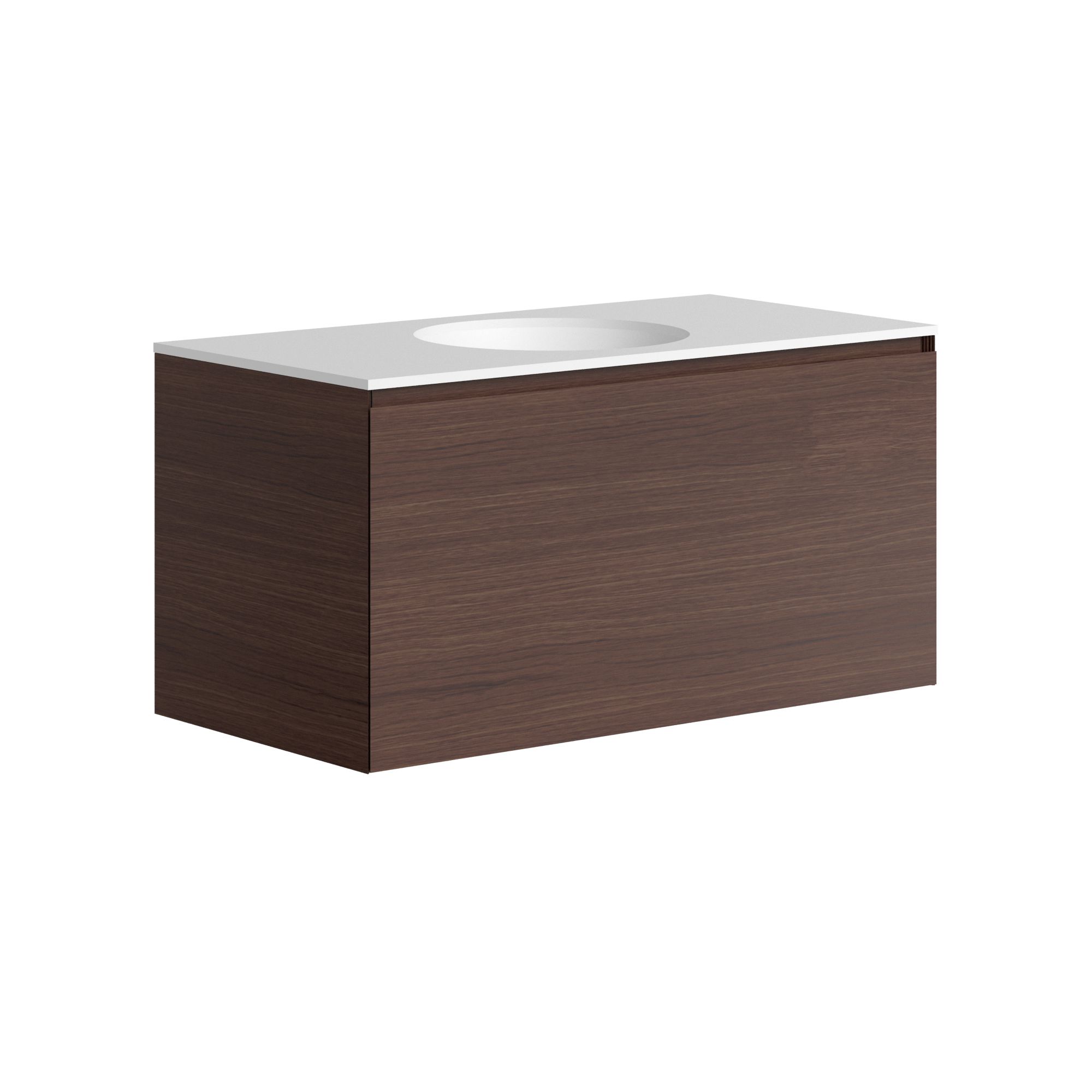 The Ellery Washbasin Pull Open Unit 900x450mm With Integrated Circle Basin