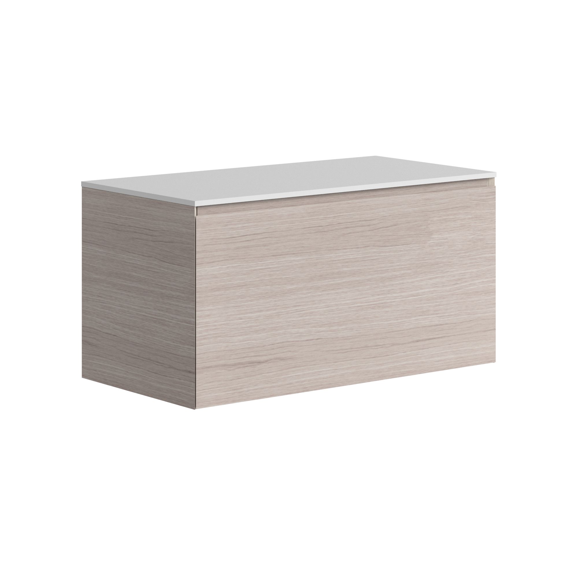 The Ellery Washbasin Pull Open Unit 900x450mm With Solid Surface Countertop