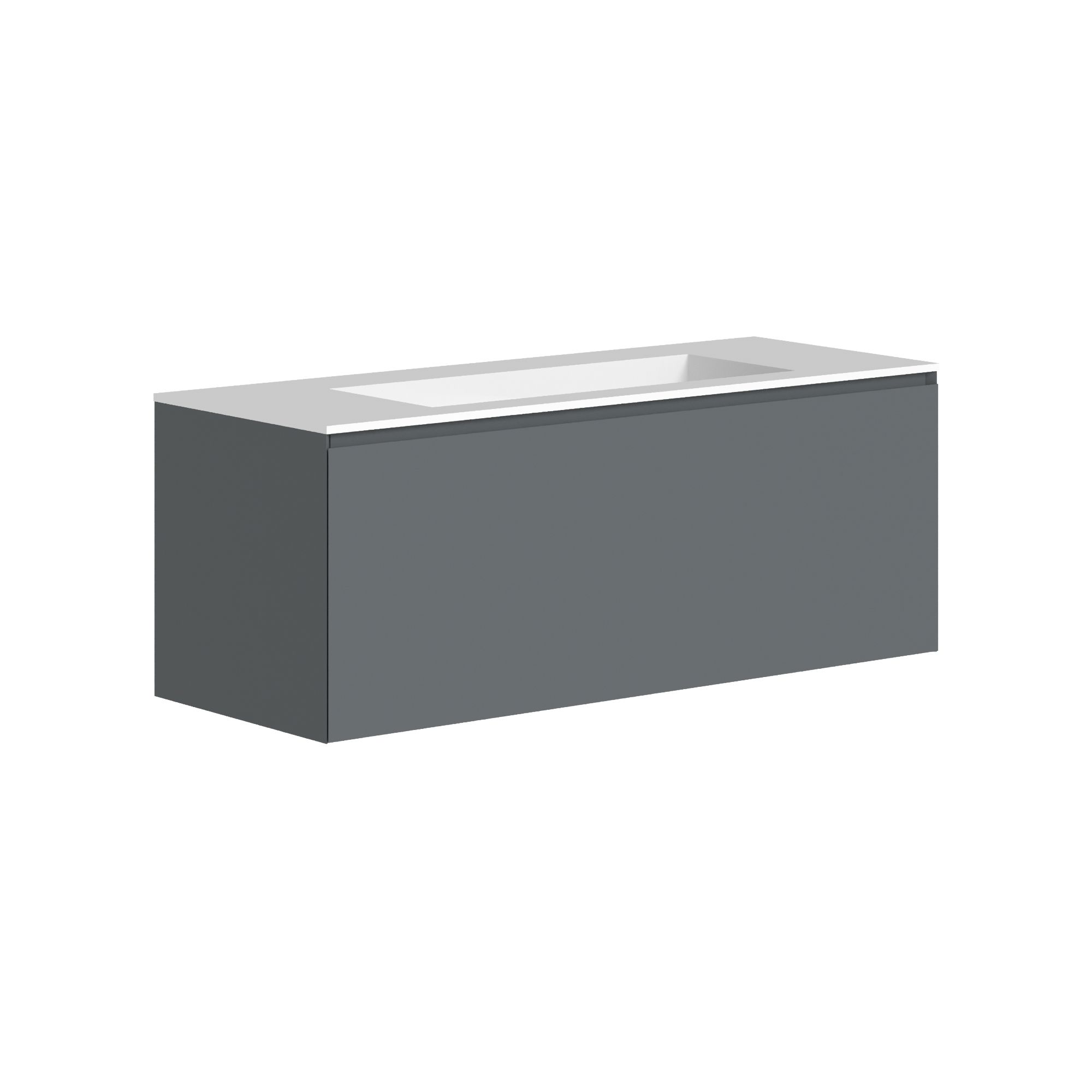 The Ellery Washbasin Pull Open Unit 1200x450mm With Integrated Basin