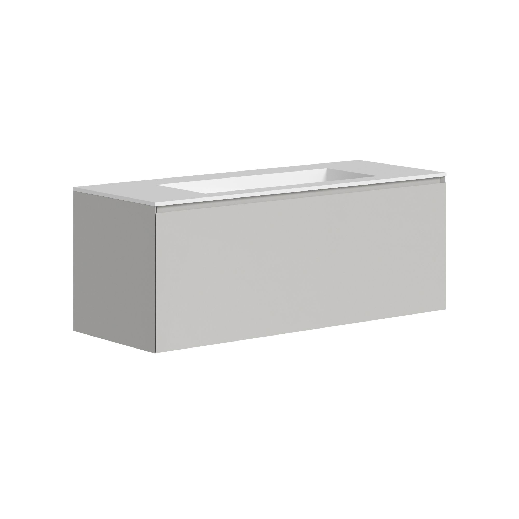 The Ellery Washbasin Pull Open Unit 1200x450mm With Integrated Basin