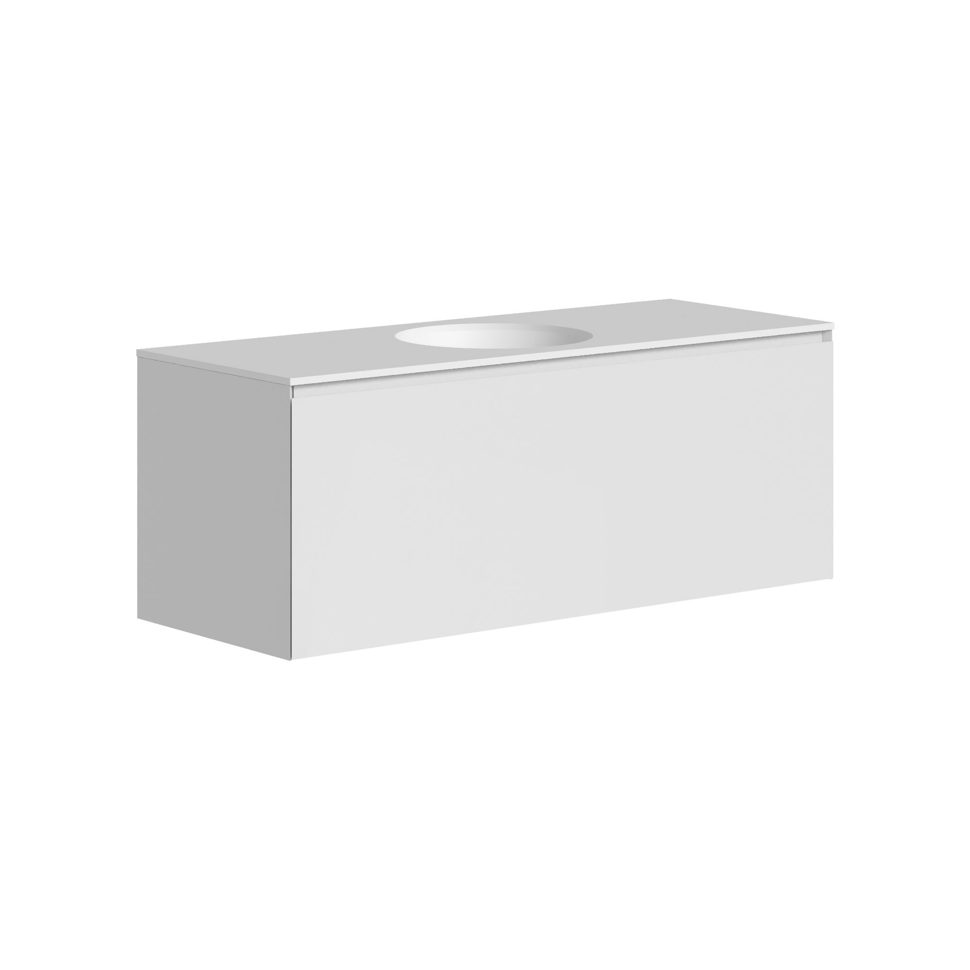 The Ellery Washbasin Pull Open Unit 1200x450mm With Integrated Circle Basin