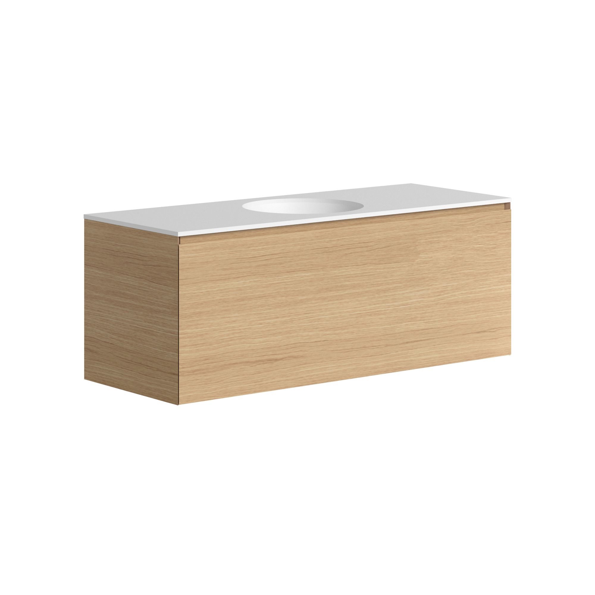 The Ellery Washbasin Pull Open Unit 1200x450mm With Integrated Circle Basin