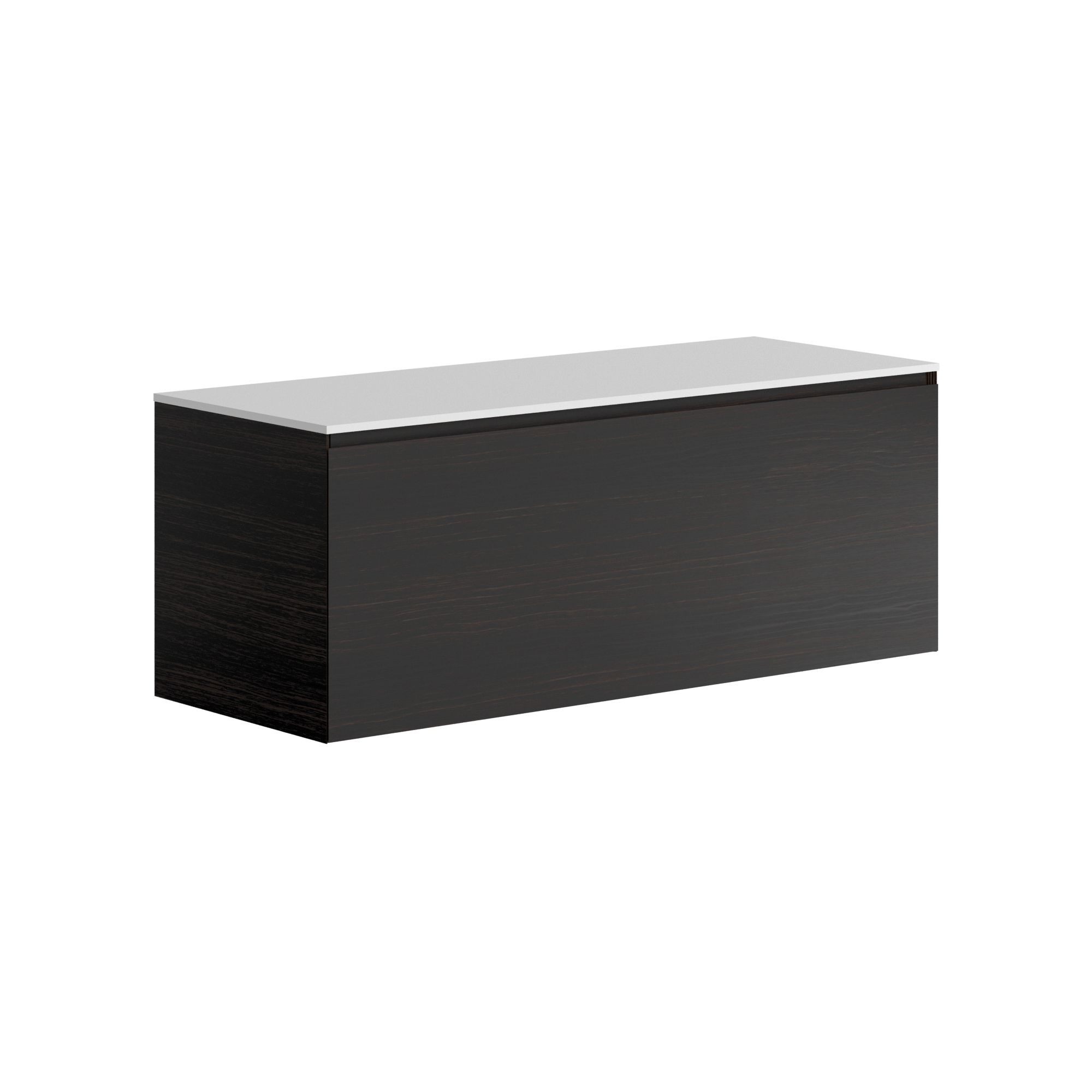 The Ellery Washbasin Pull Open Unit 1200x450mm with Solid Surface Countertop