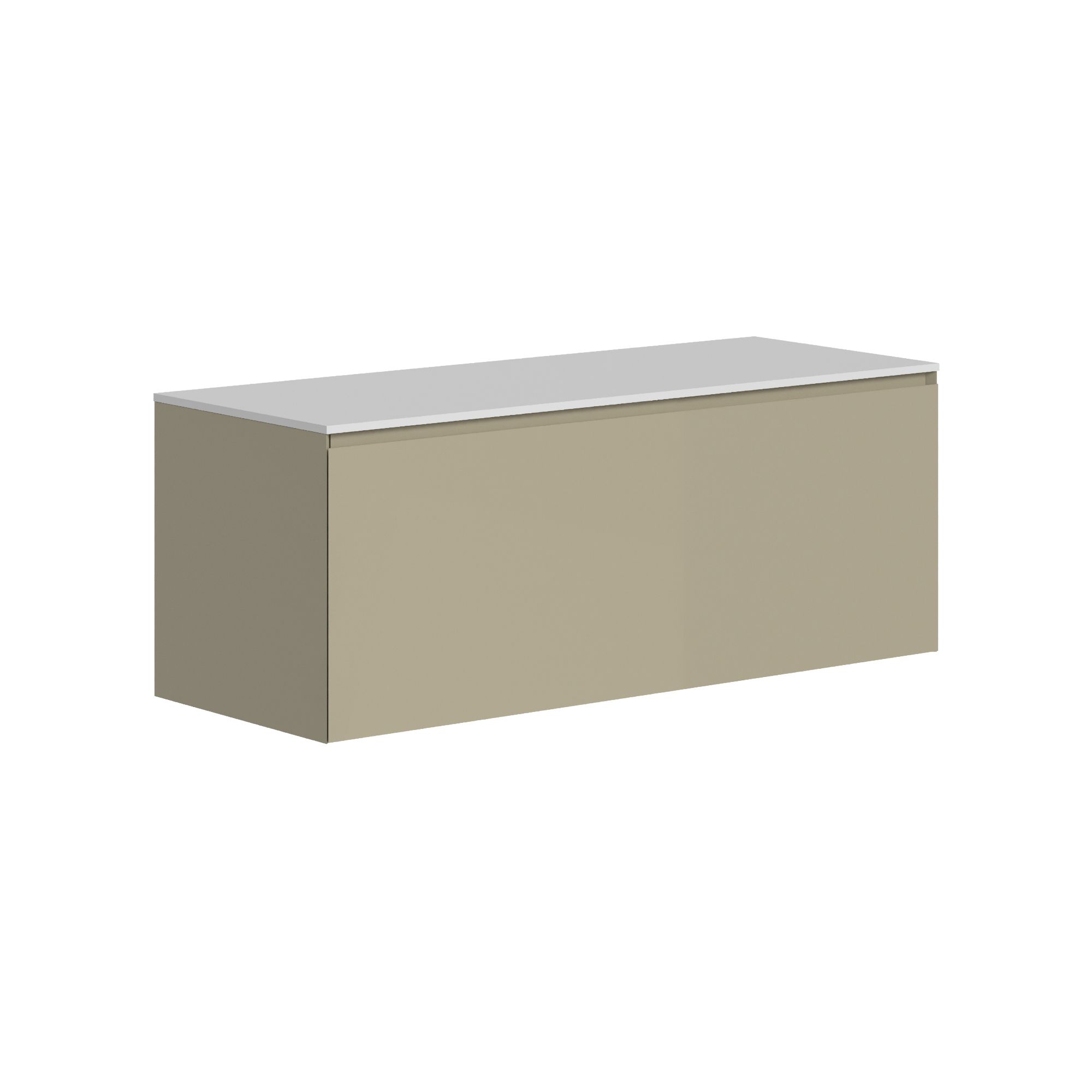 The Ellery Washbasin Pull Open Unit 1200x450mm with Solid Surface Countertop