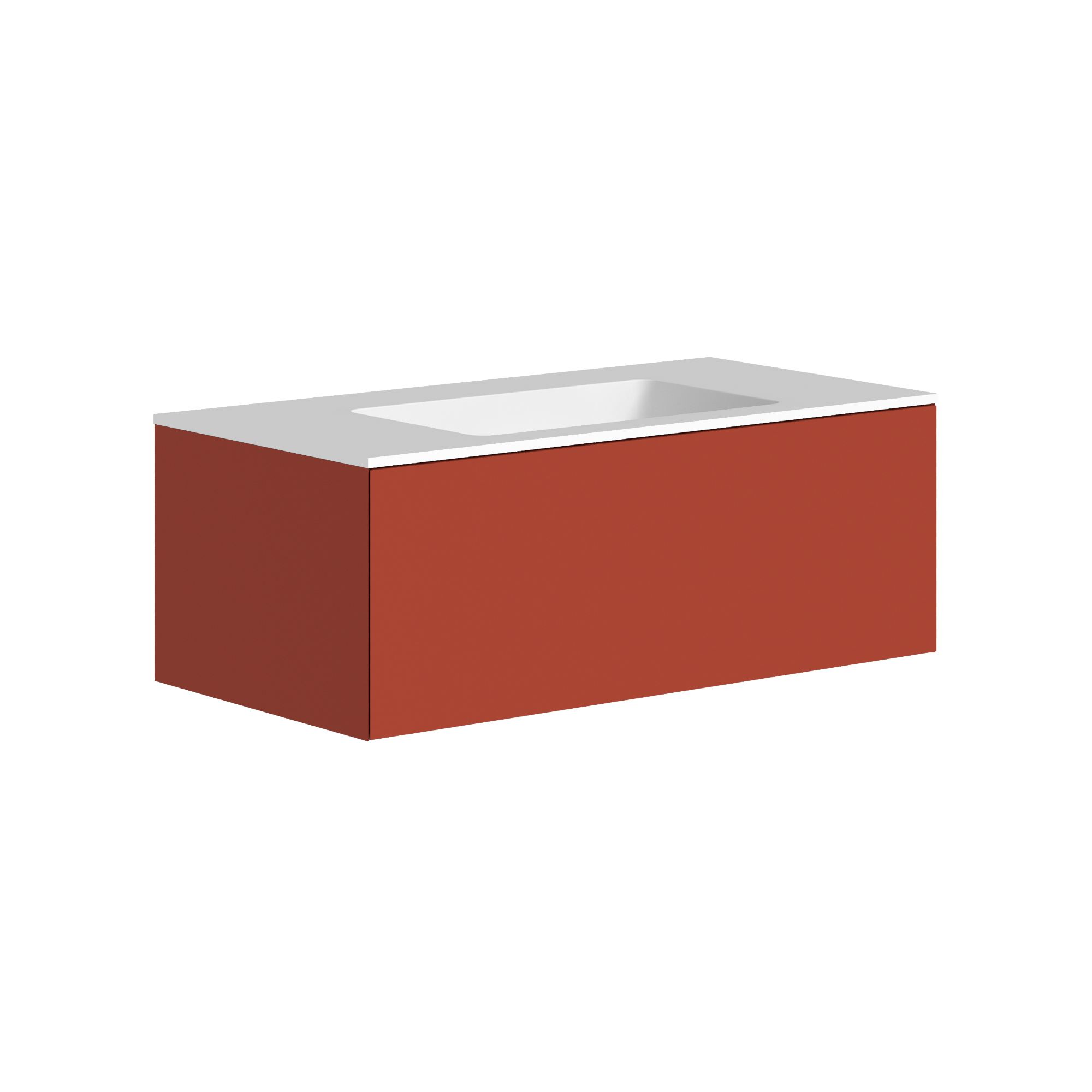 The Ellery Washbasin Push Open Unit 900x320mm with Integrated Basin