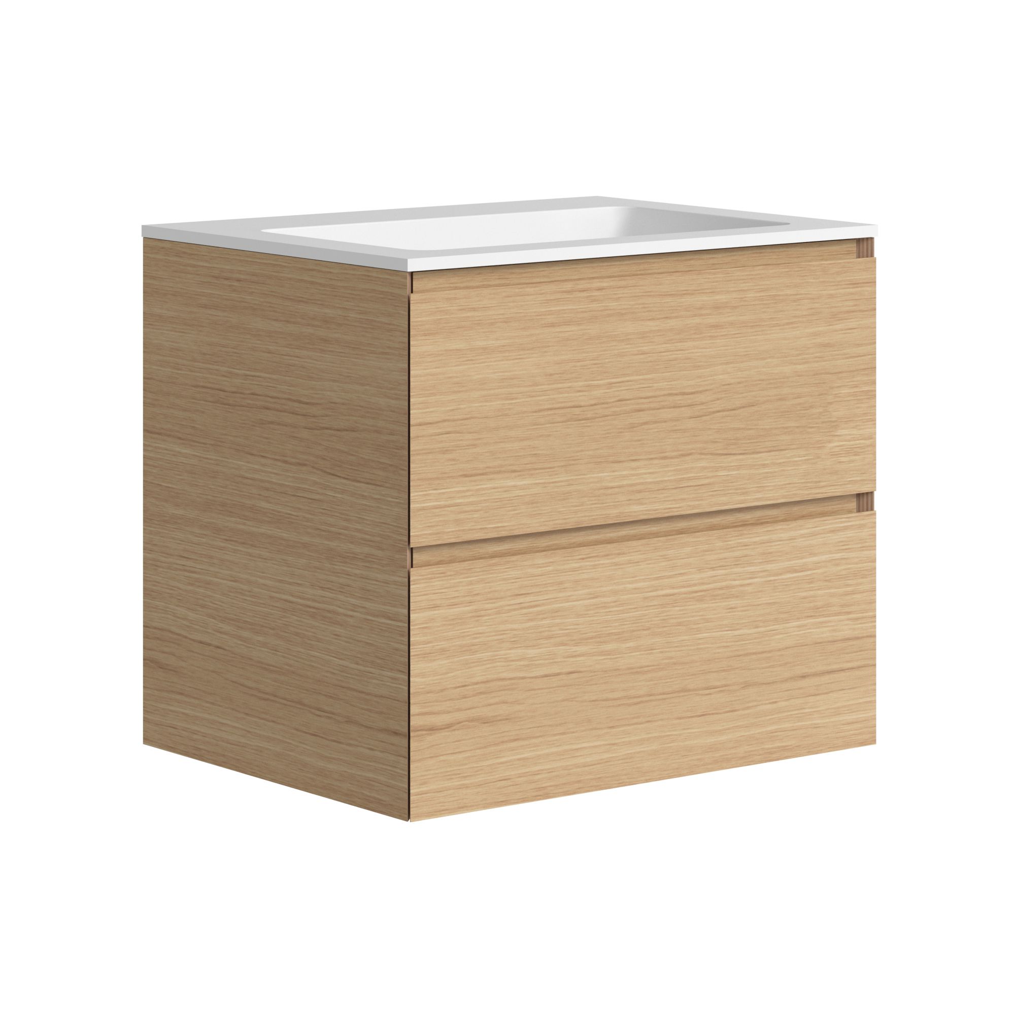 The Ellery Washbasin Pull Open Unit 600x520mm with Integrated Basin