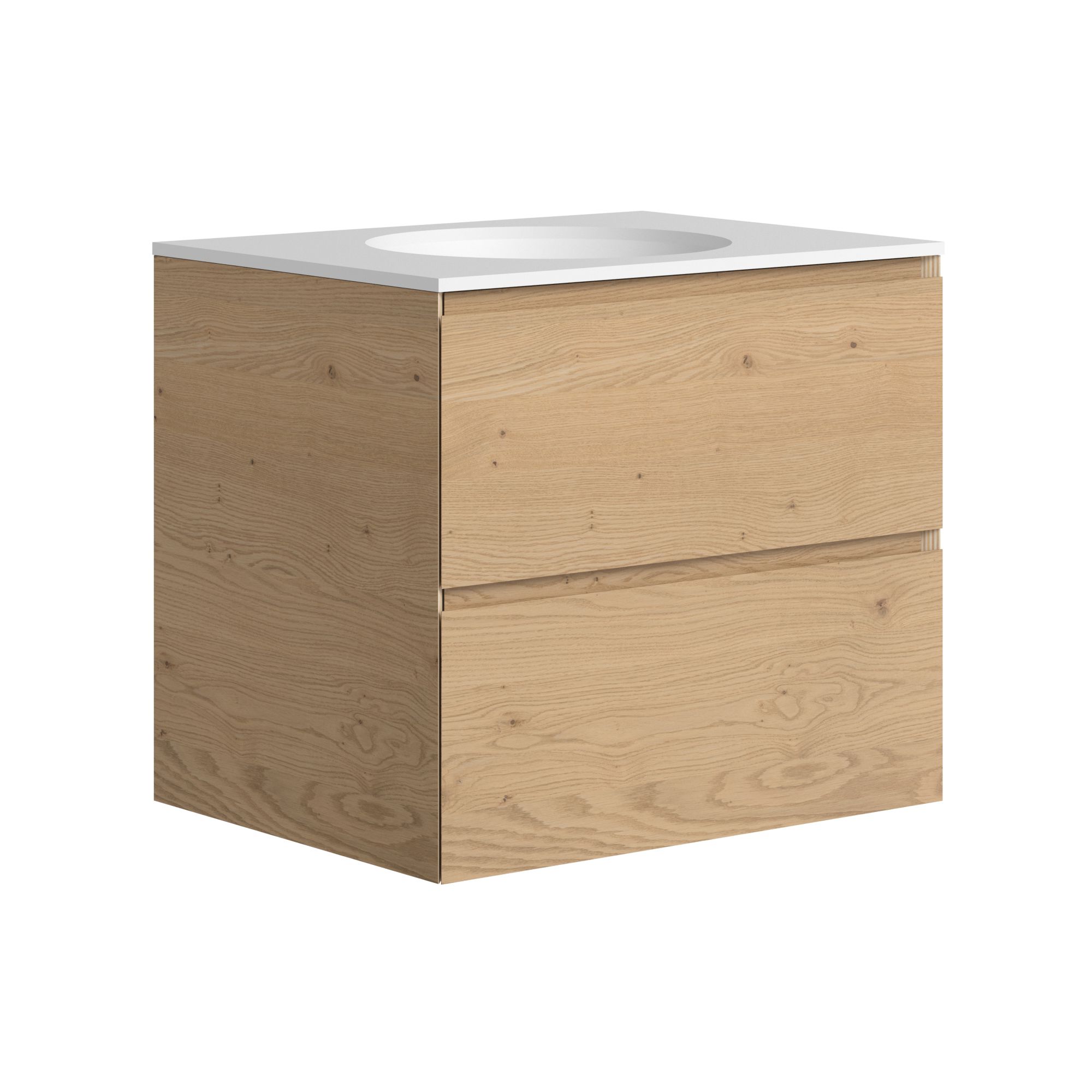 The Ellery Washbasin Pull Open Unit 600x520mm with Integrated Circle Basin