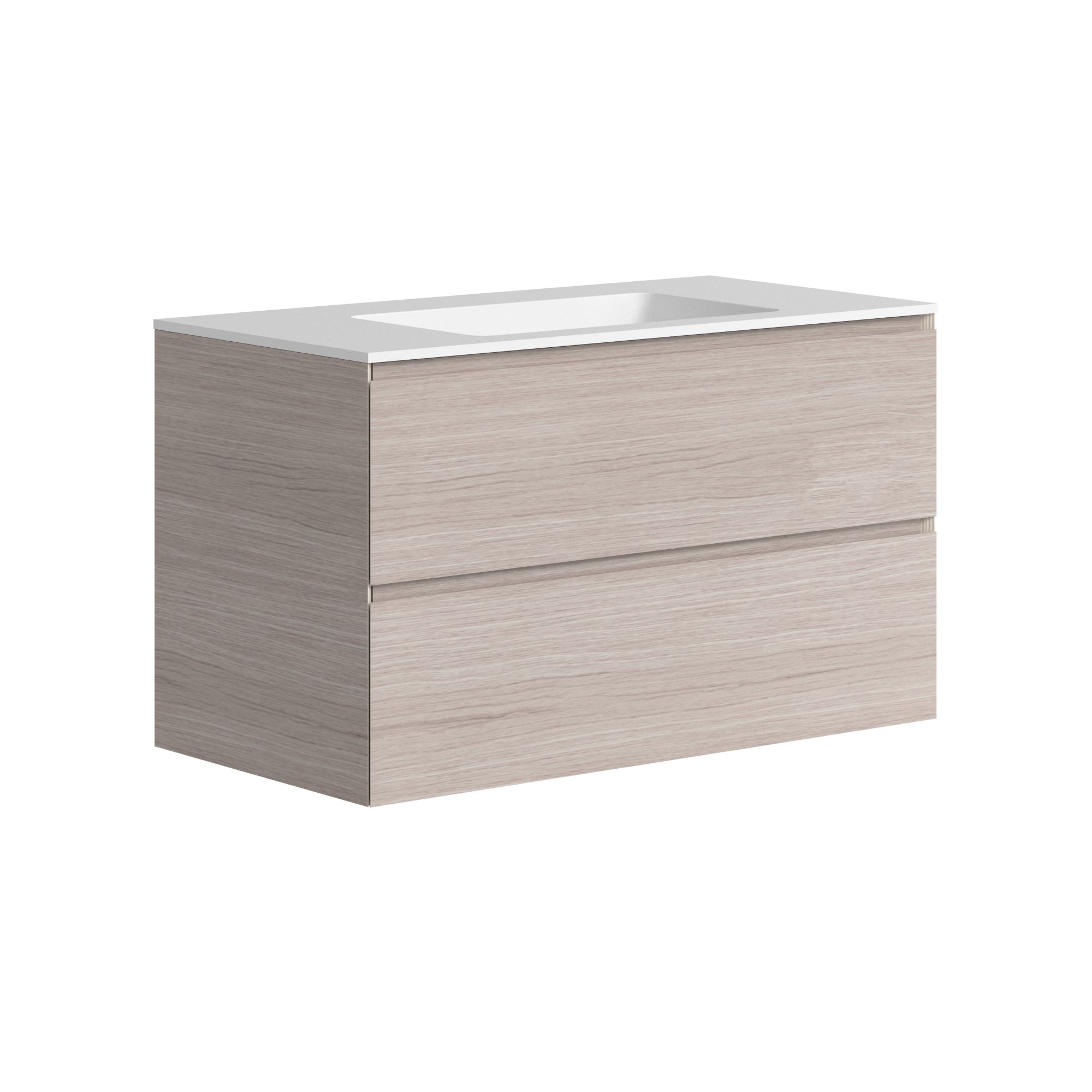 The Ellery Washbasin Pull Open Unit 900x520mm with Integrated Basin