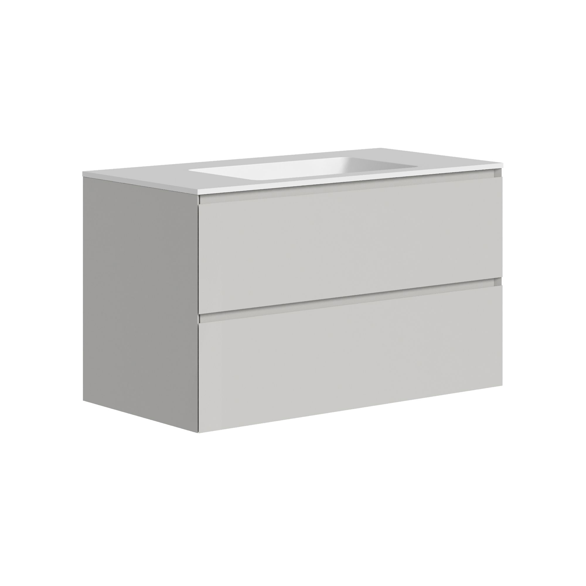 The Ellery Washbasin Pull Open Unit 900x520mm with Integrated Basin