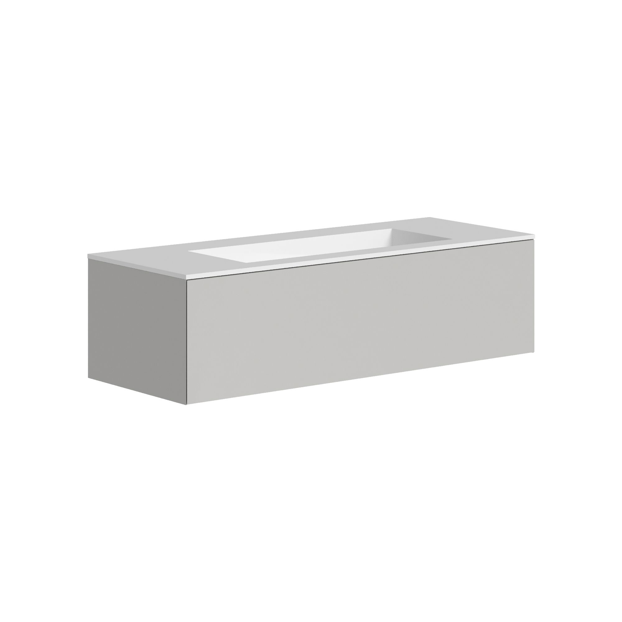 The Ellery Washbasin Push Open Unit 1200x320mm with Integrated Basin