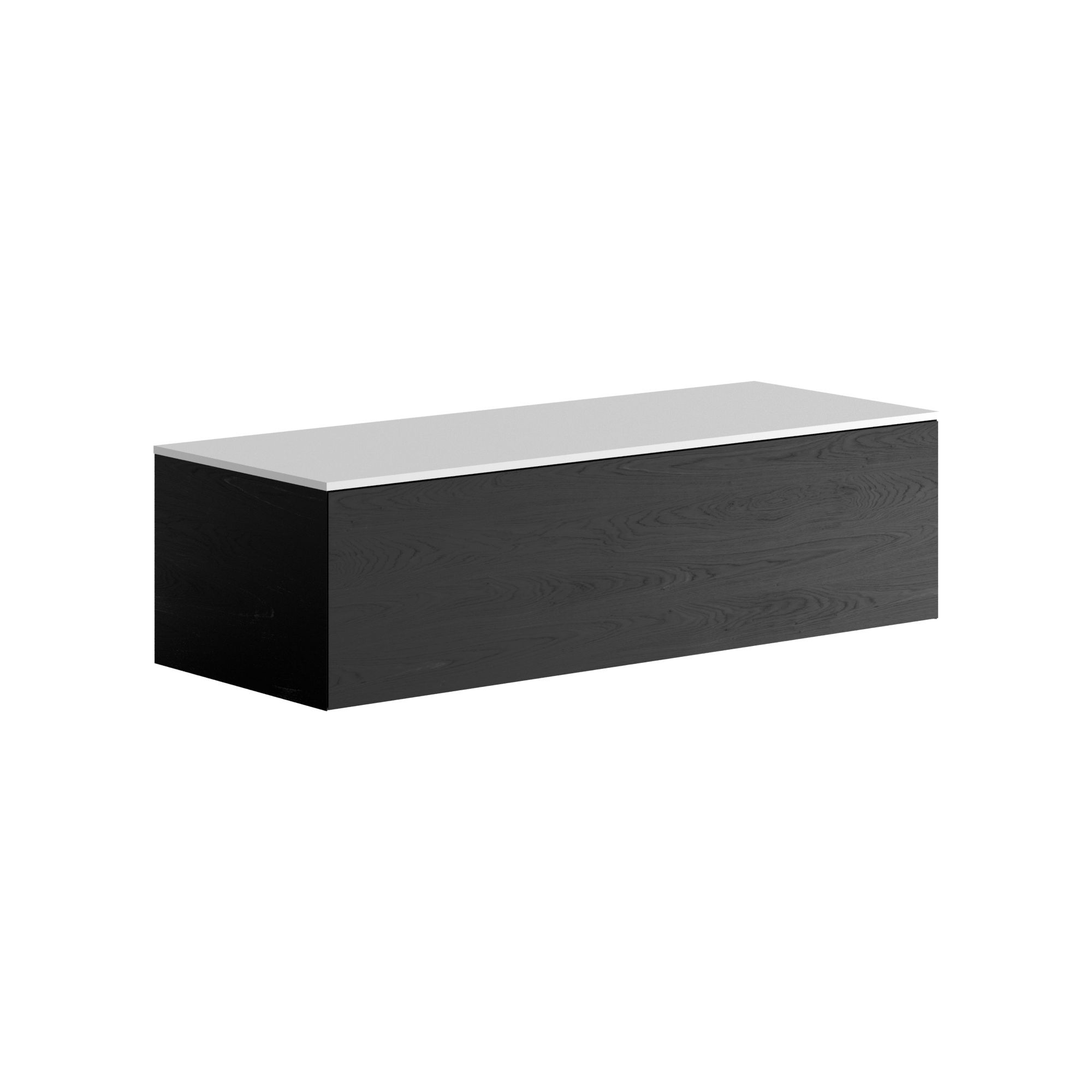 The Ellery Washbasin Push Open Unit 1200x320mm with Solid Surface Countertop