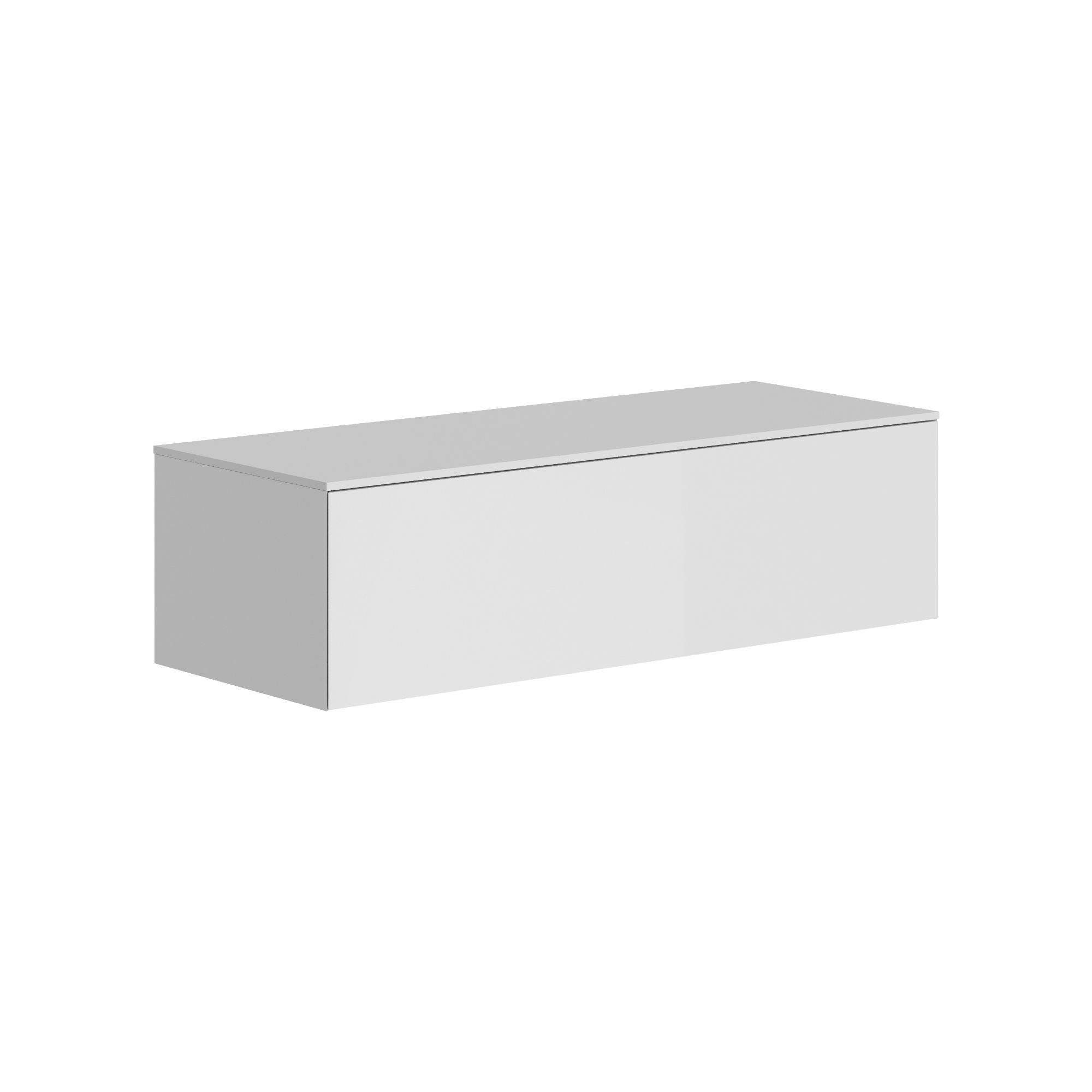 The Ellery Washbasin Push Open Unit 1200x320mm with Solid Surface Countertop