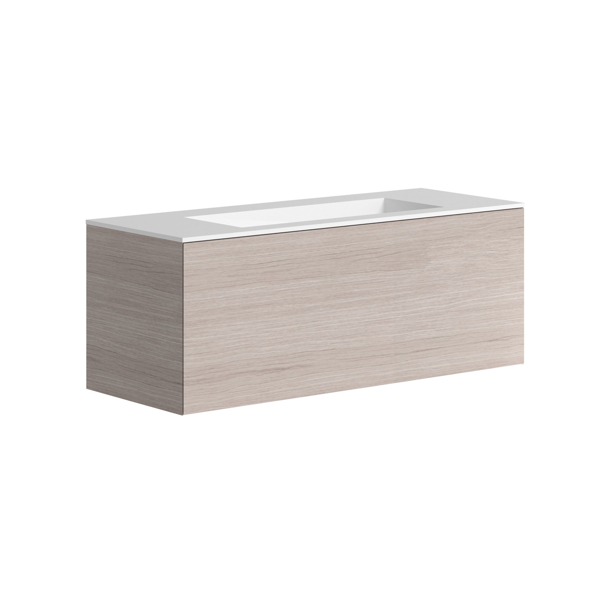 The Ellery Washbasin Push Open Unit 1200x450mm with Integrated Basin