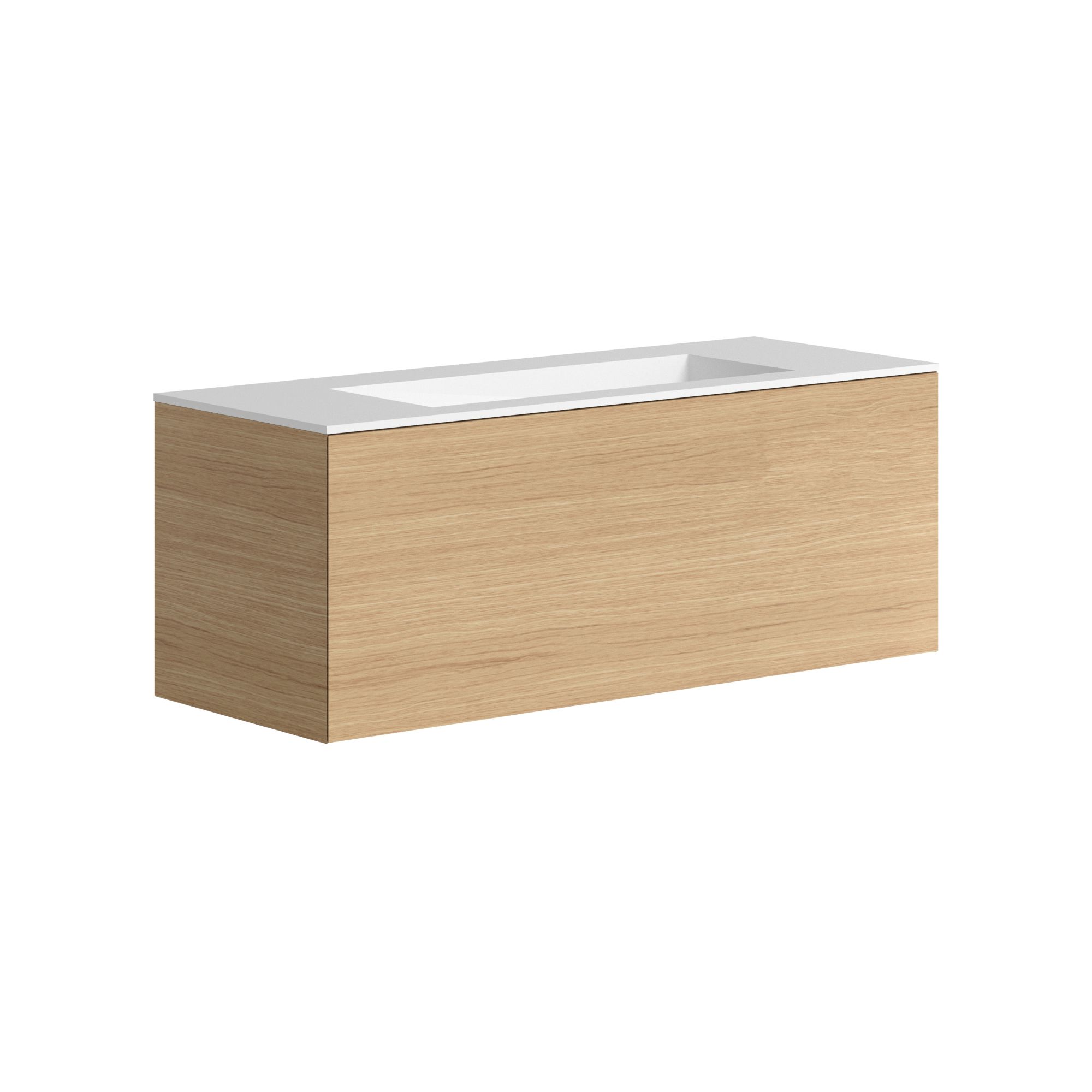 The Ellery Washbasin Push Open Unit 1200x450mm with Integrated Basin