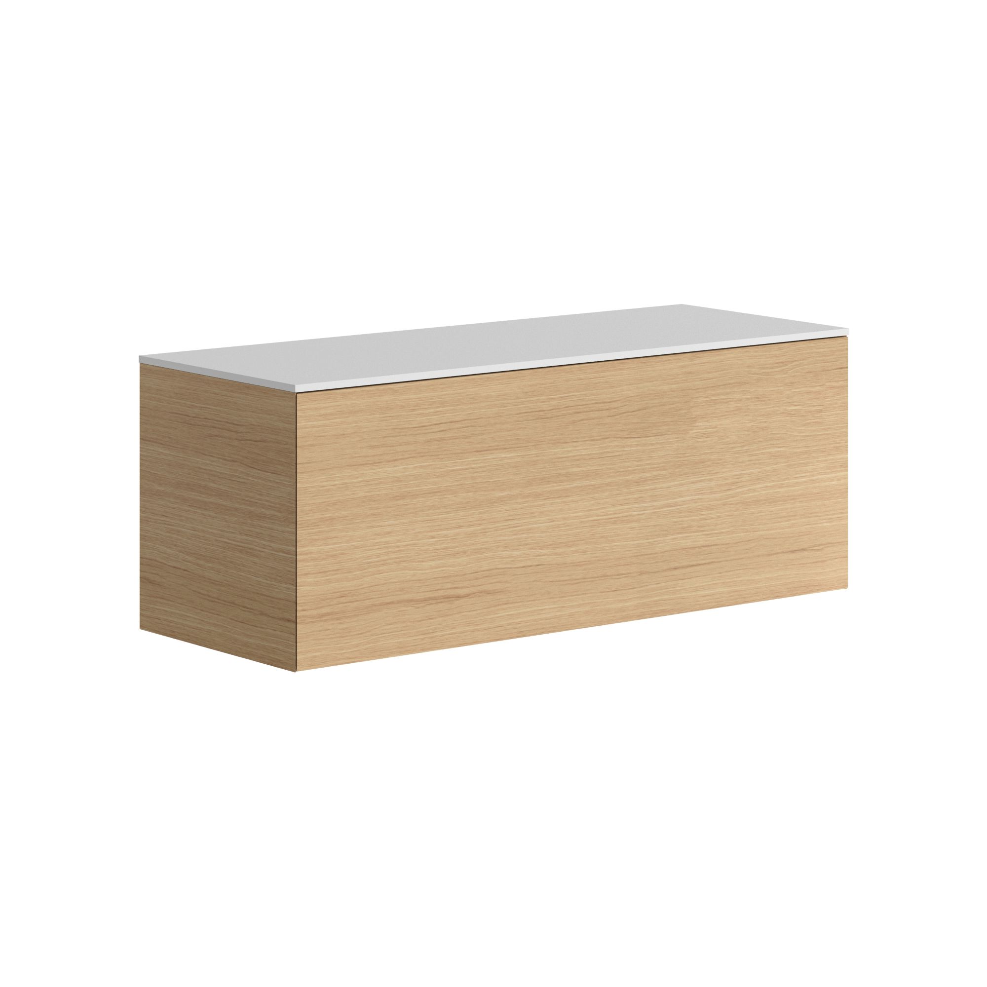 The Ellery Washbasin Push Open Unit 1200x450mm with Solid Surface Countertop